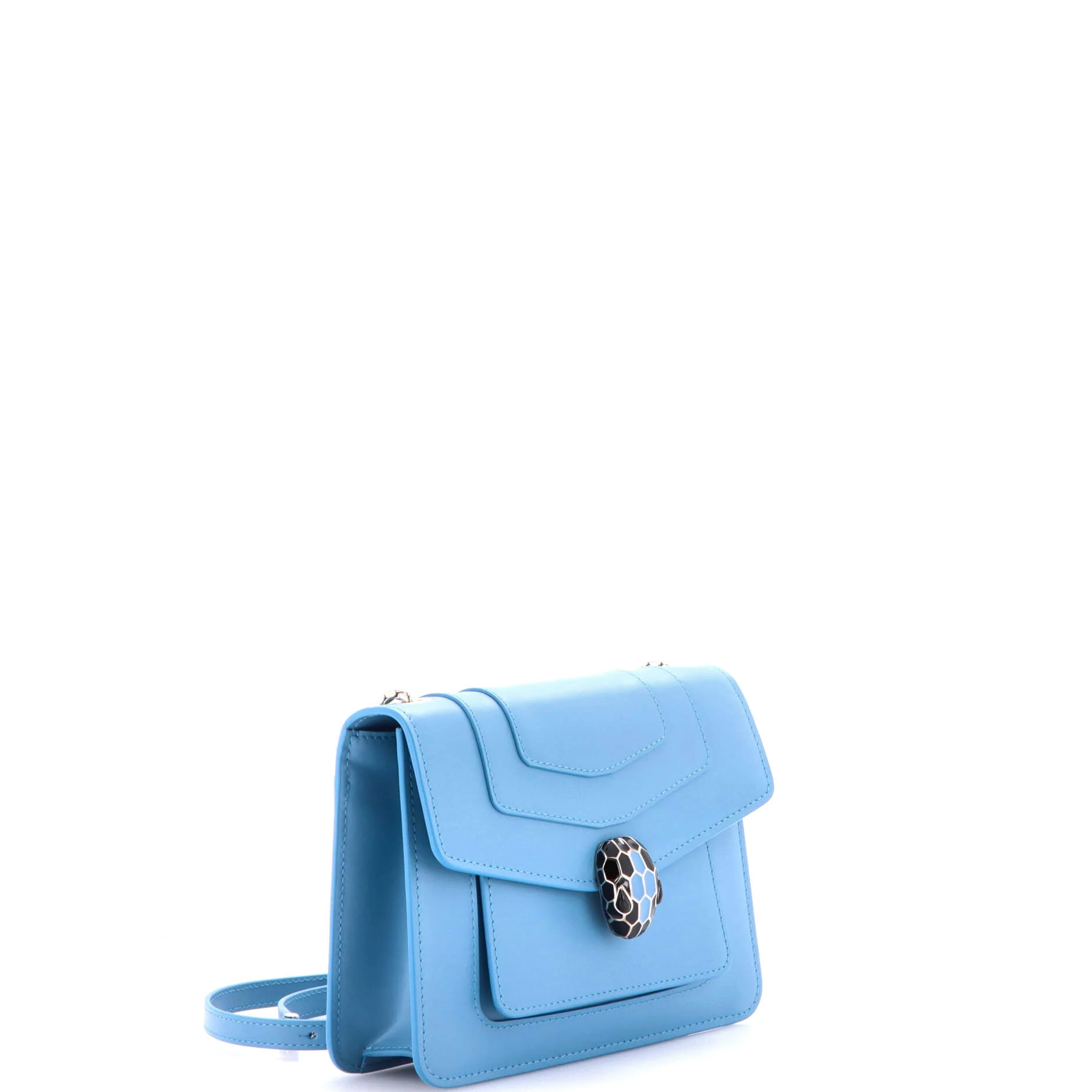 Serpenti Forever Square Shoulder Bag Leather Small - Image 3