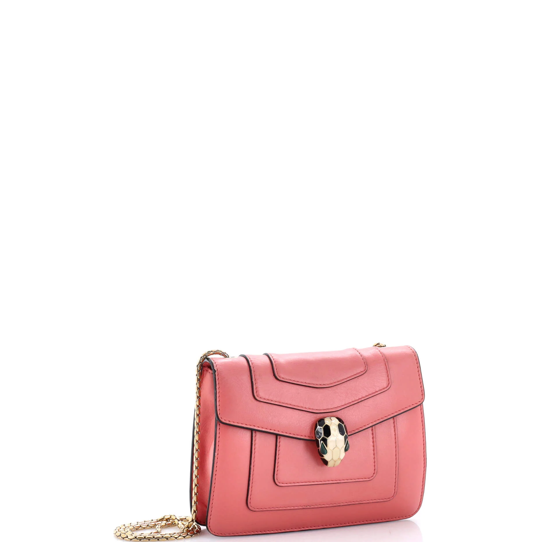 Serpenti Forever Square Shoulder Bag Leather Small - Image 2