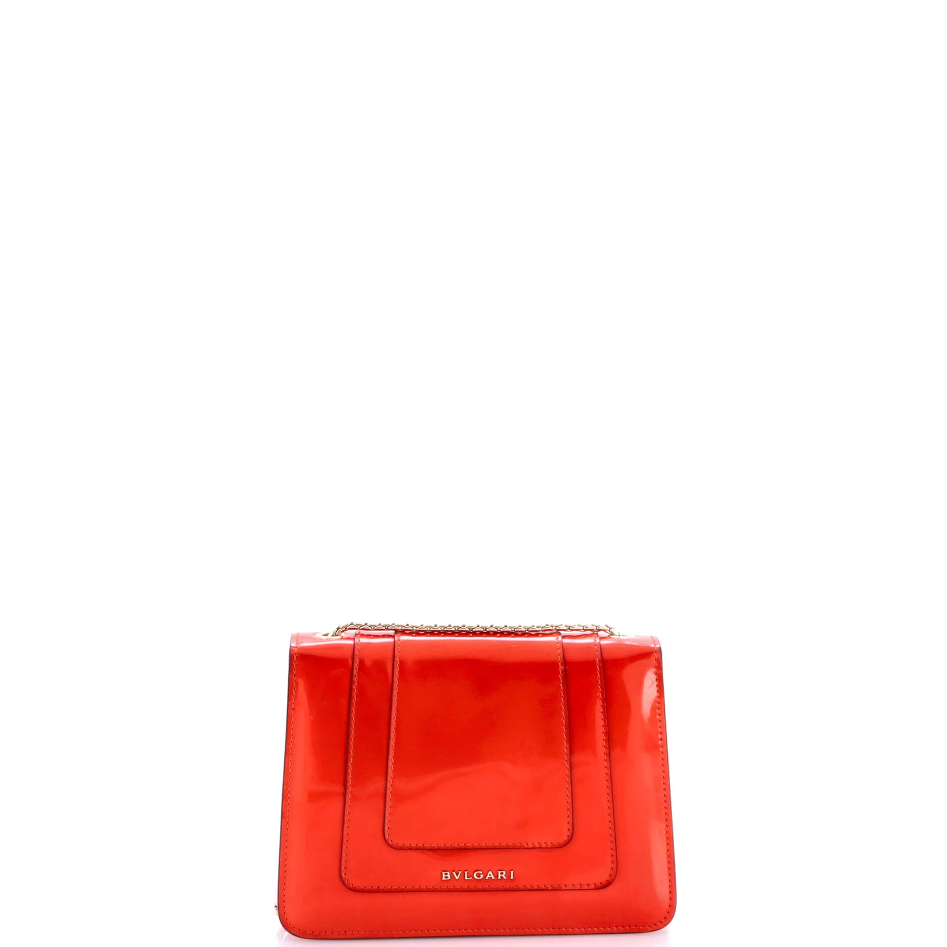 Serpenti Forever Square Shoulder Bag Metallic Leather Small - Image 3