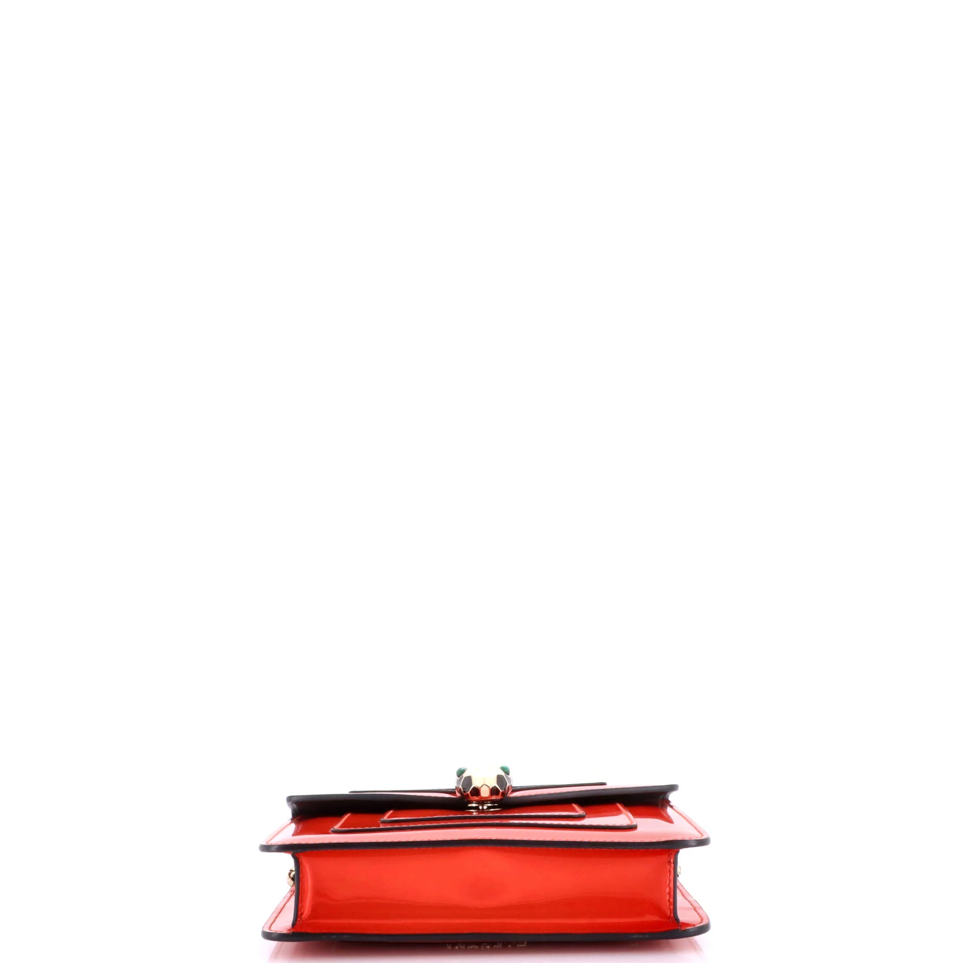 Serpenti Forever Square Shoulder Bag Metallic Leather Small - Image 4