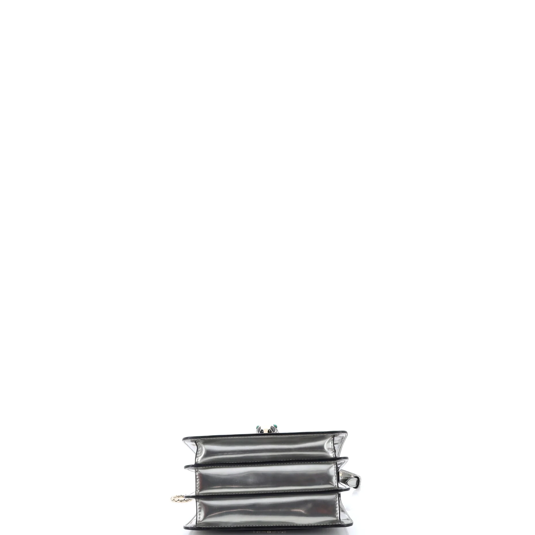 Serpenti Forever Top Handle Bag Patent Small - Image 4