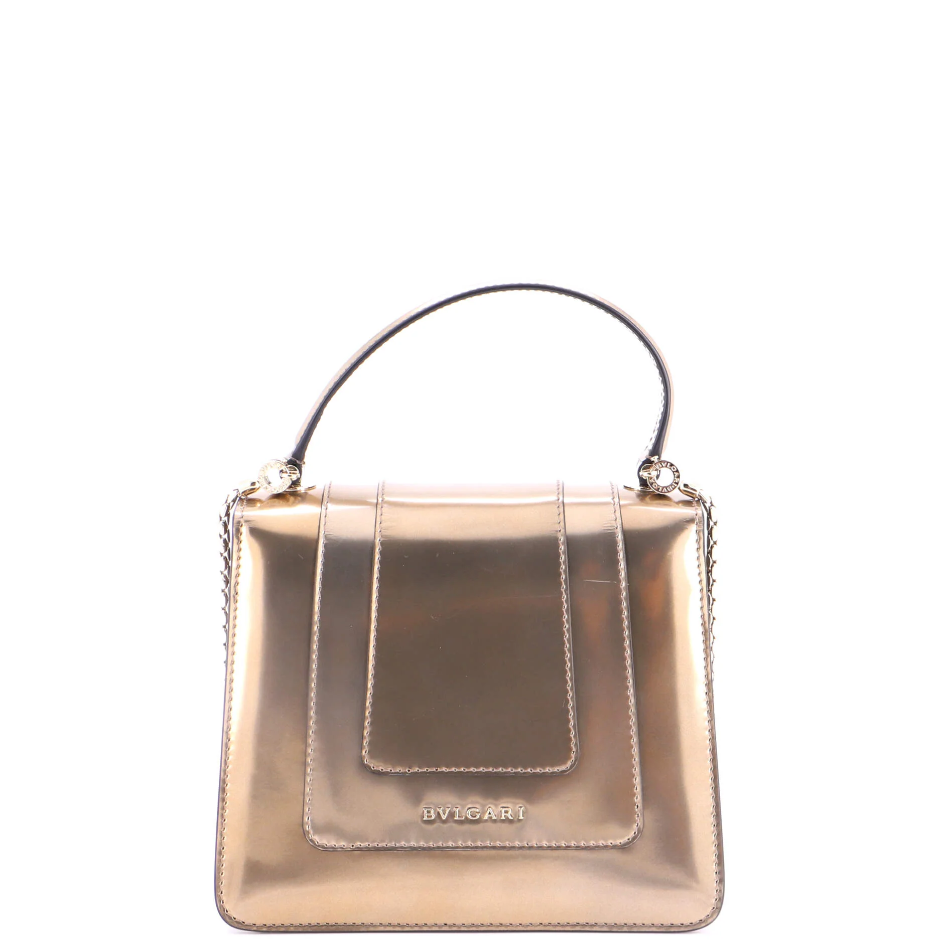 Serpenti Top Handle Bag Patent Small - Image 4