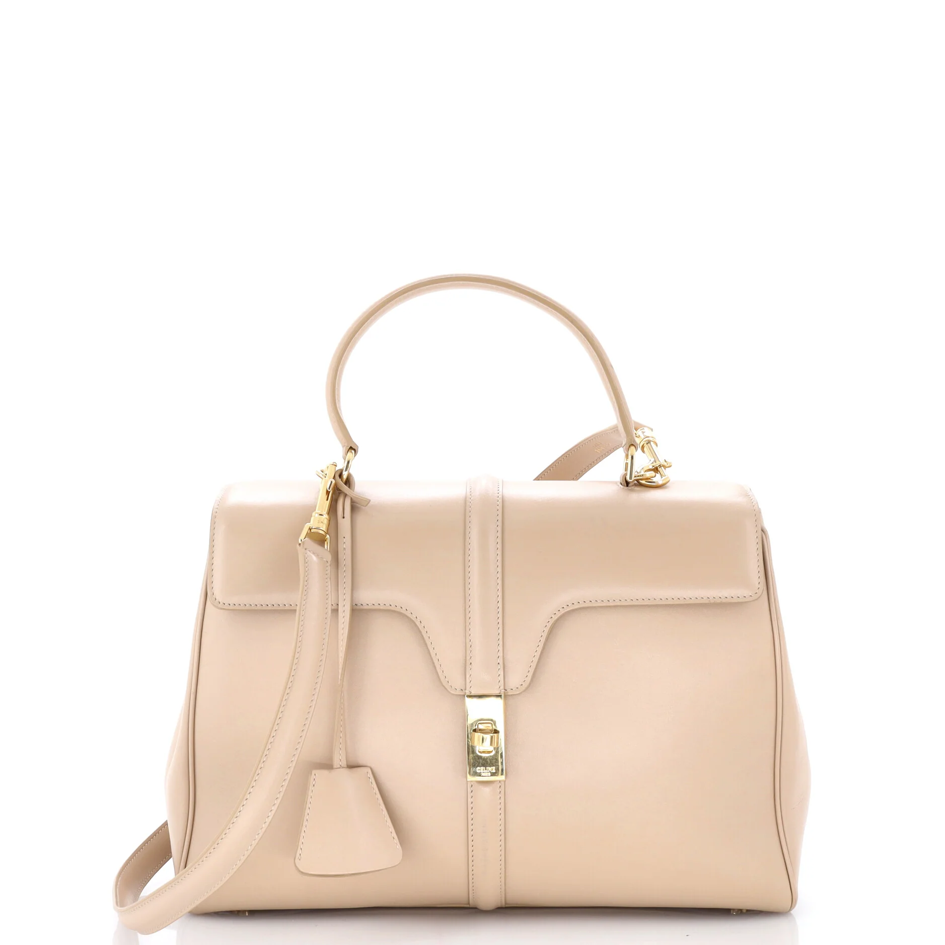 16 Top Handle Bag Smooth Calfskin Medium - Image 2