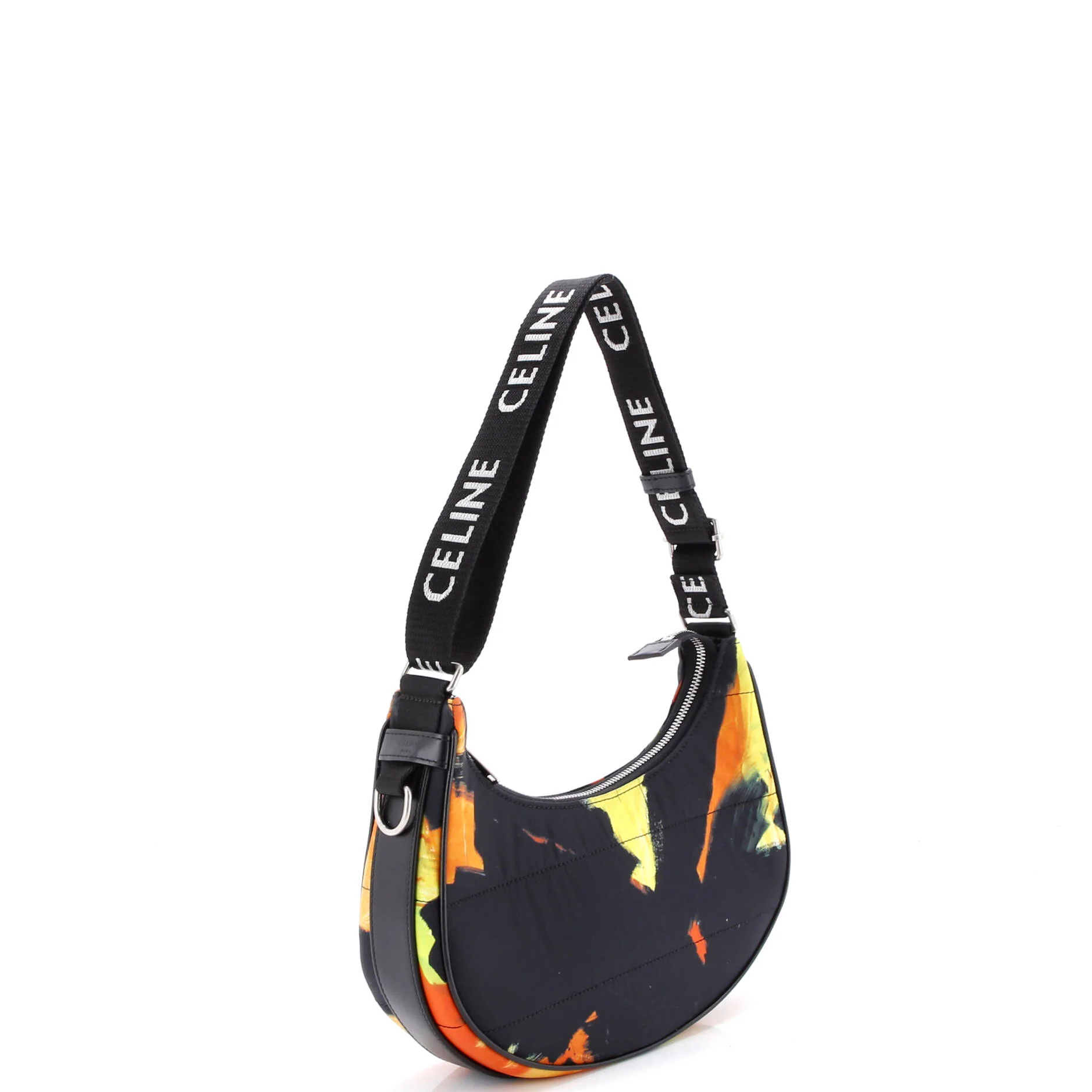 Ava Shoulder Bag Printed Quilted Nylon Medium - Image 2