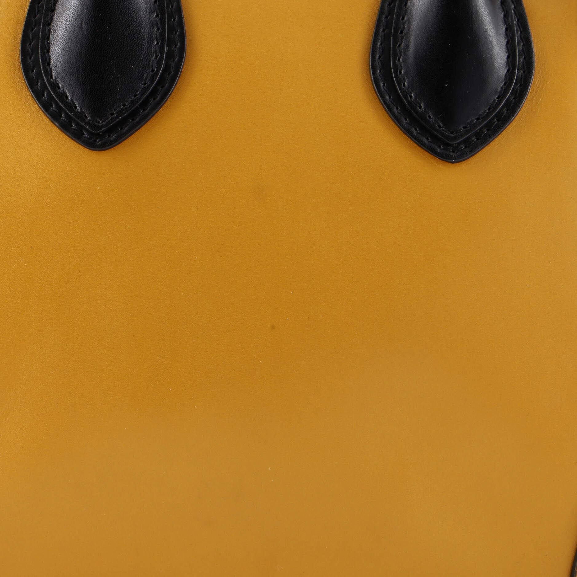 Bicolor Luggage Bag Leather Micro - Image 8