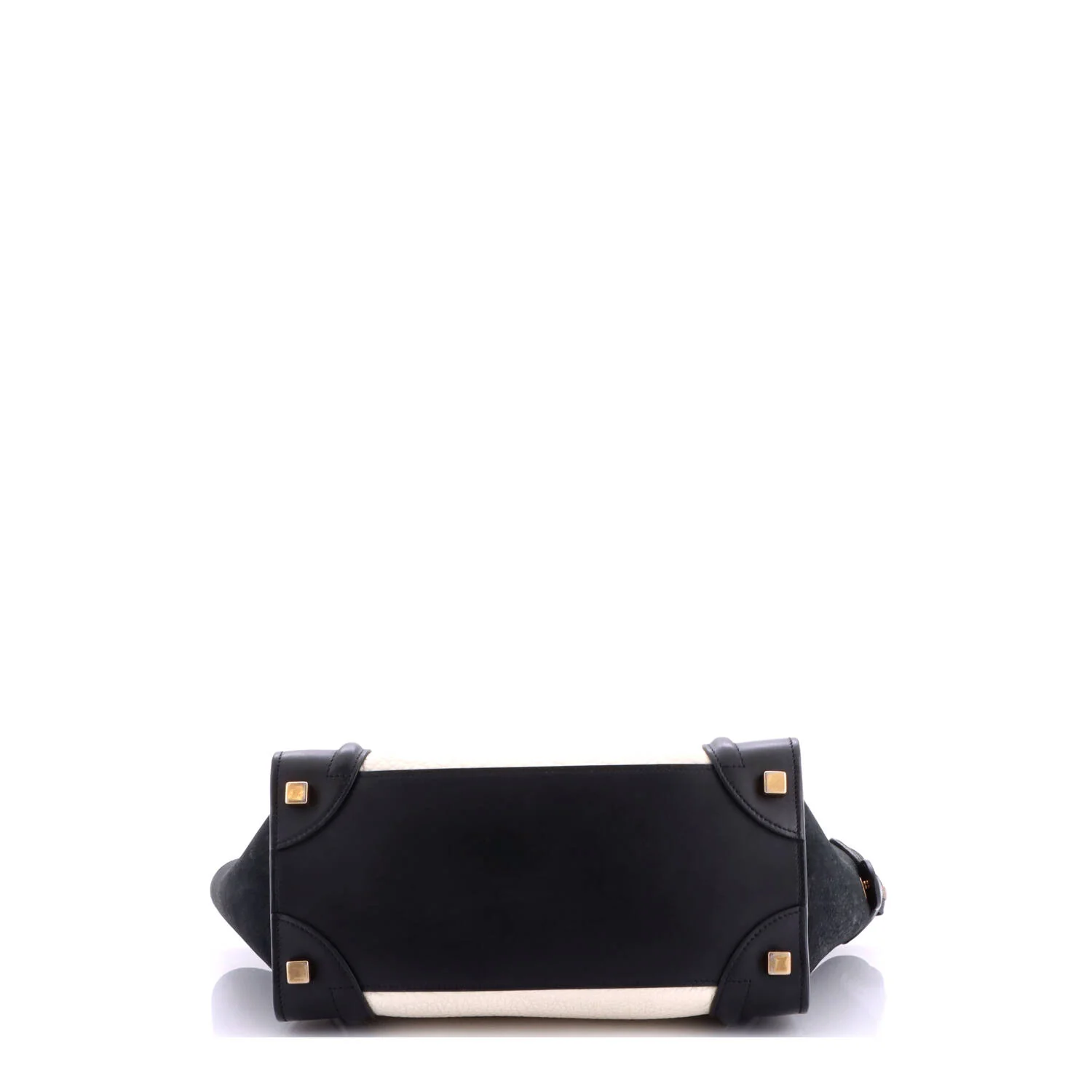 Bicolor Luggage Bag Leather Micro - Image 4
