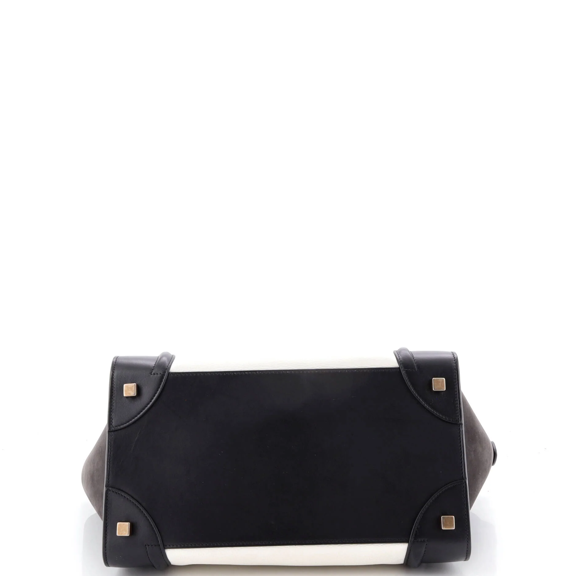 Bicolor Luggage Bag Leather Mini - Image 4