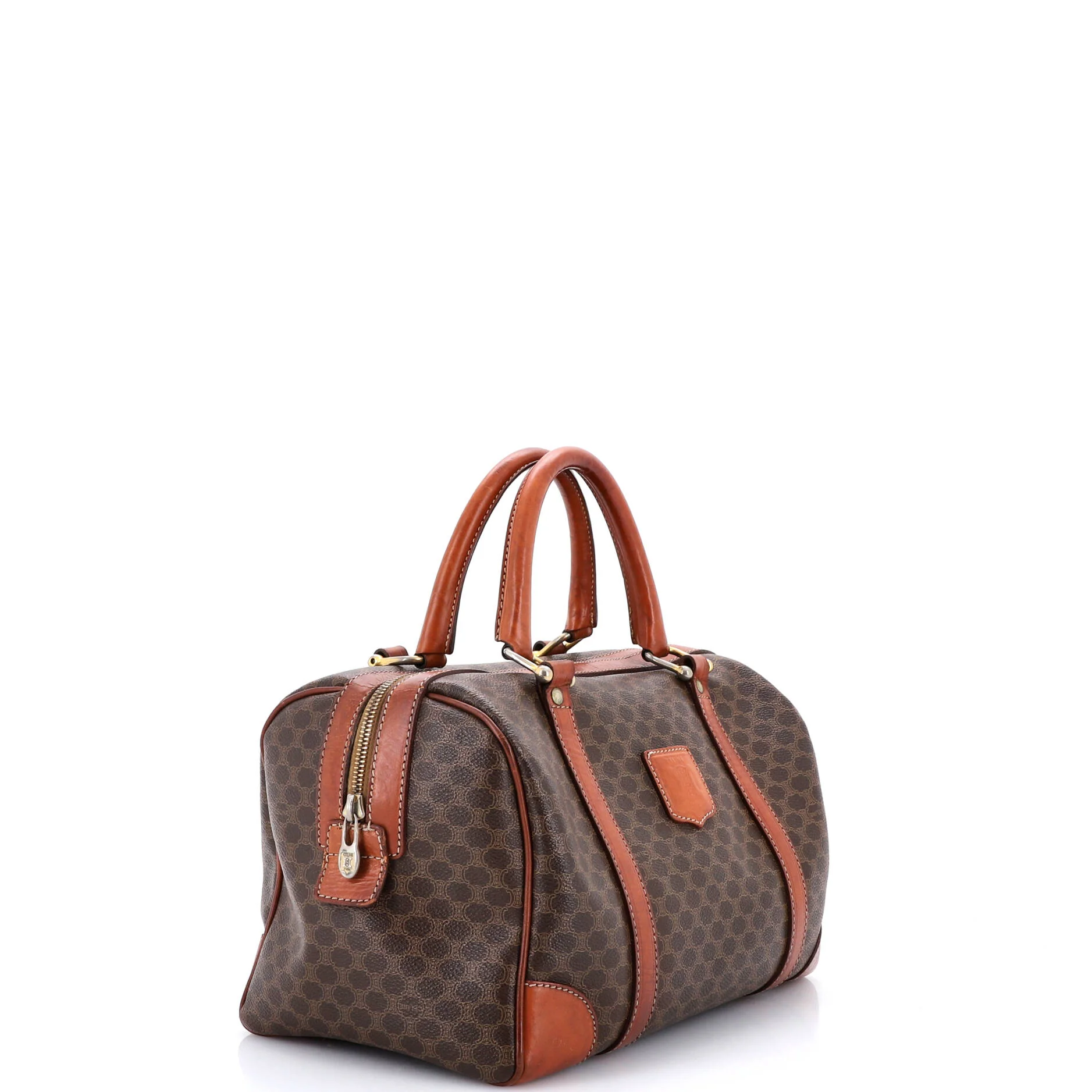 Vintage Bowler Bag Macadam Coated Canvas Small - Image 2