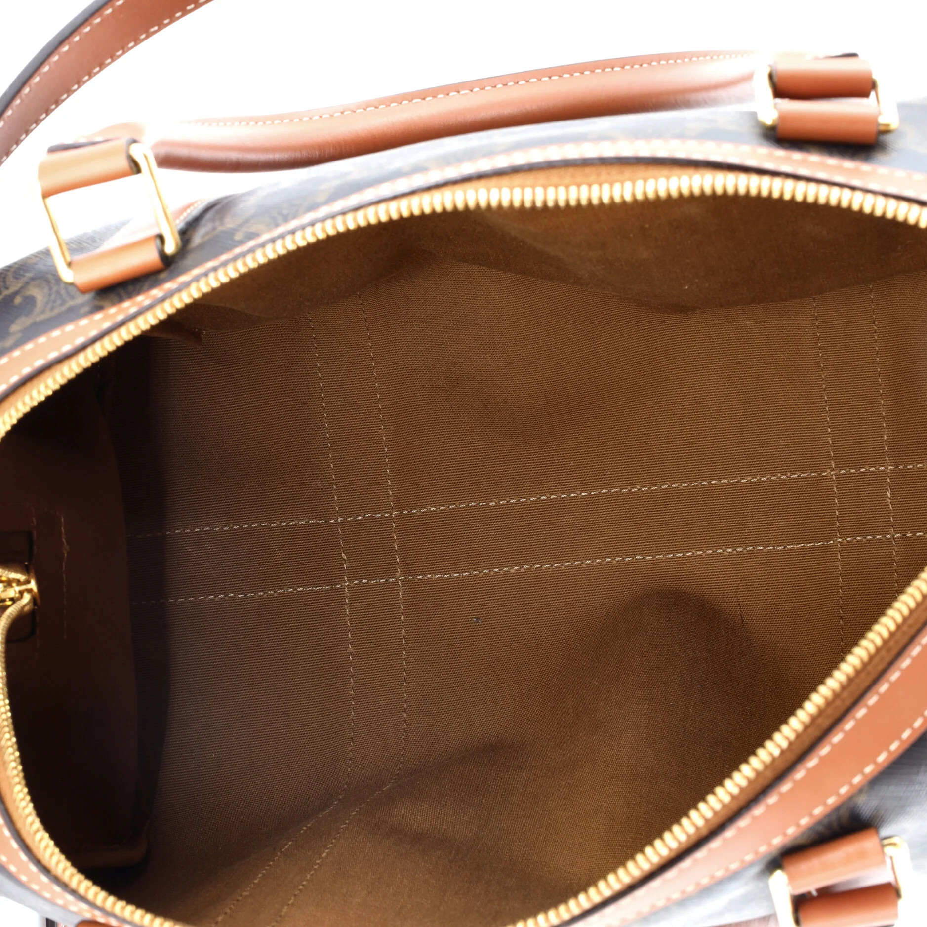 Boston Bag Triomphe Coated Canvas Medium - Image 5