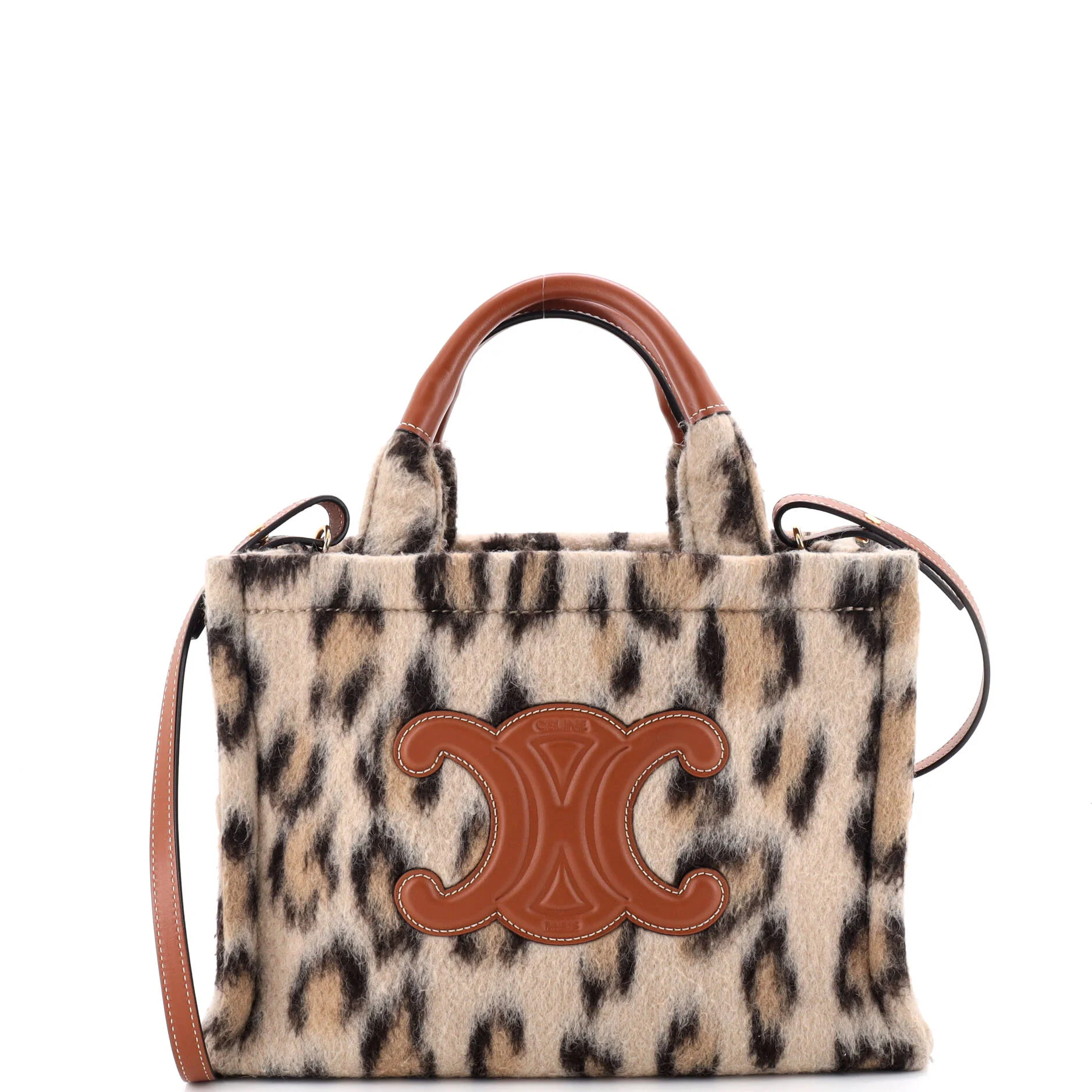 Cabas Thais Tote Printed Wool Small