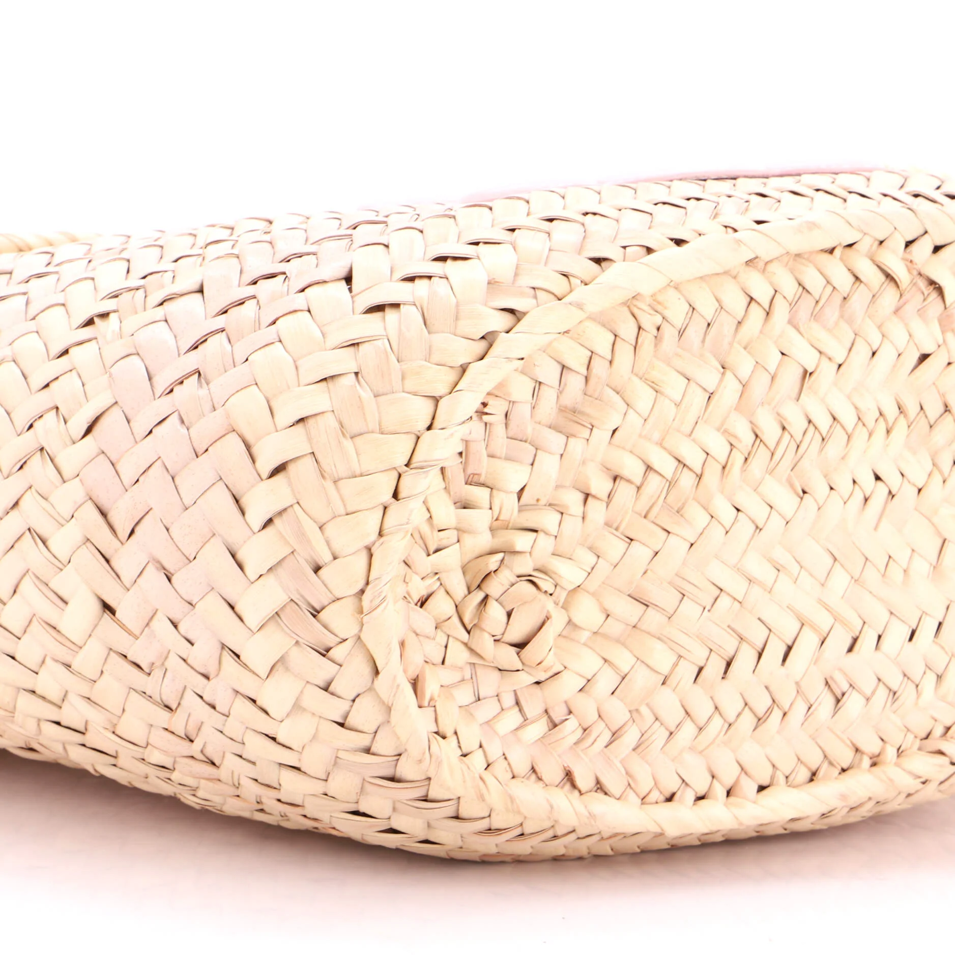 Classic Panier Basket Tote Raffia and Leather Teen - Image 6