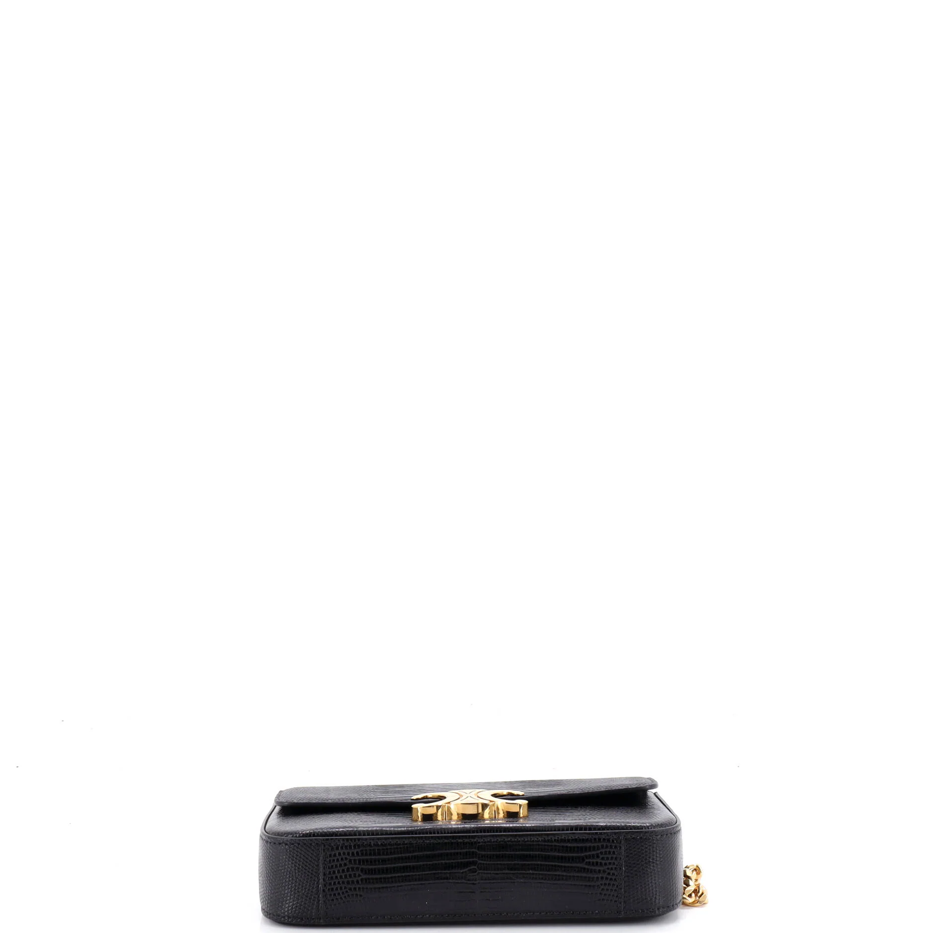 Claude Chain Shoulder Bag Lizard - Image 4