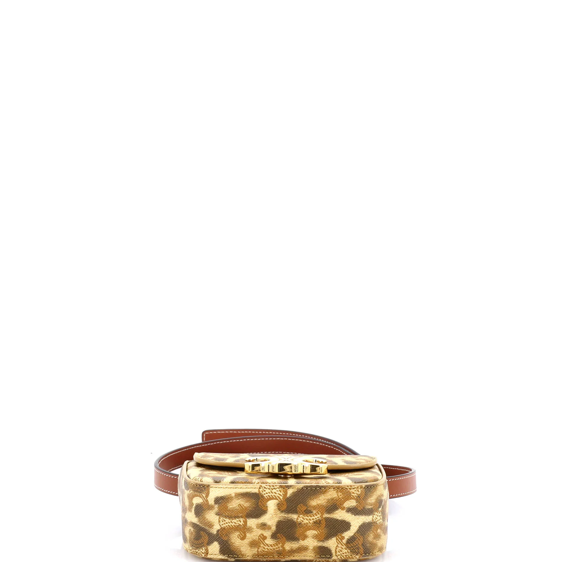 Claude Shoulder Bag Printed Triomphe Coated Canvas Mini - Image 4