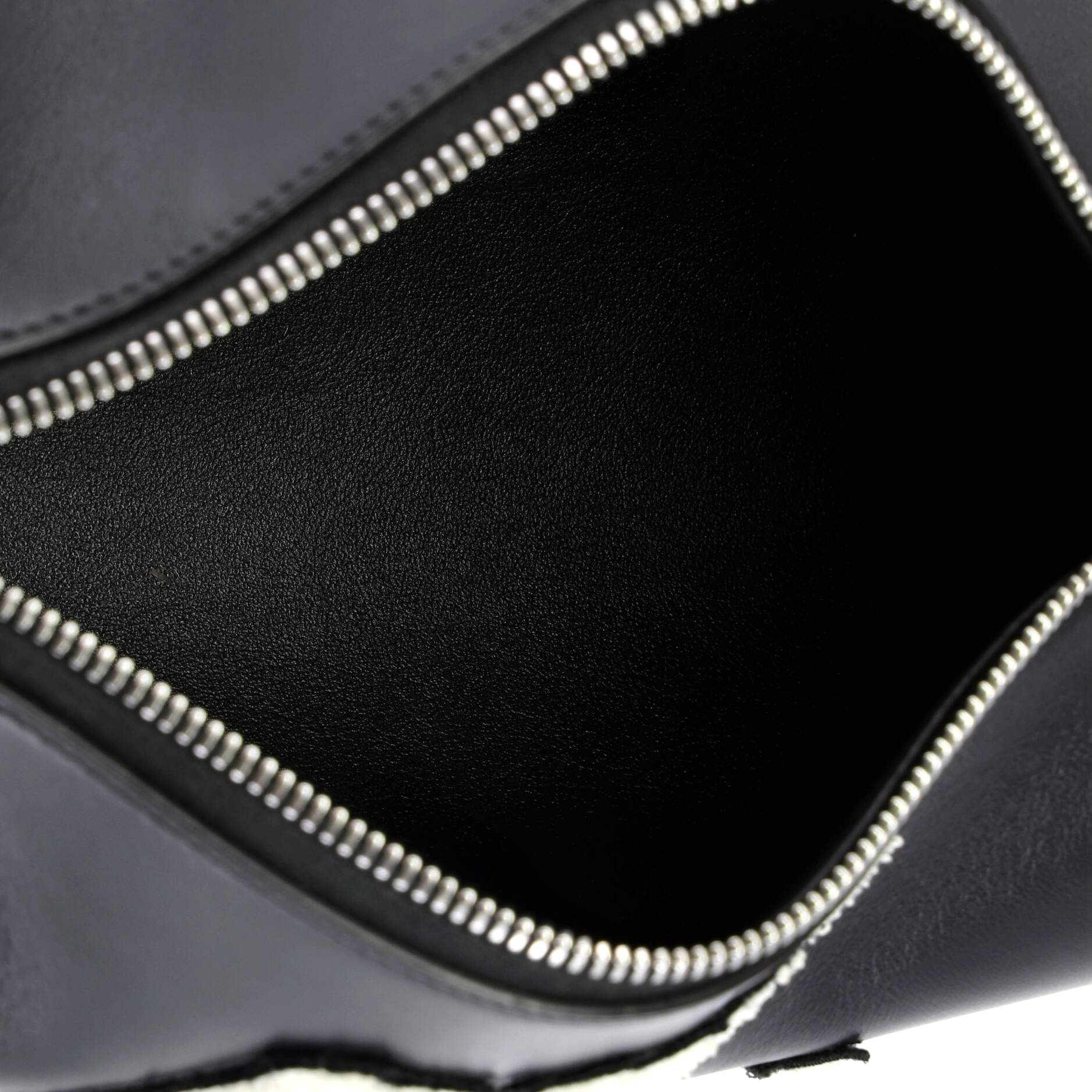 Cylinder Shoulder Bag Leather with Applique - Image 5