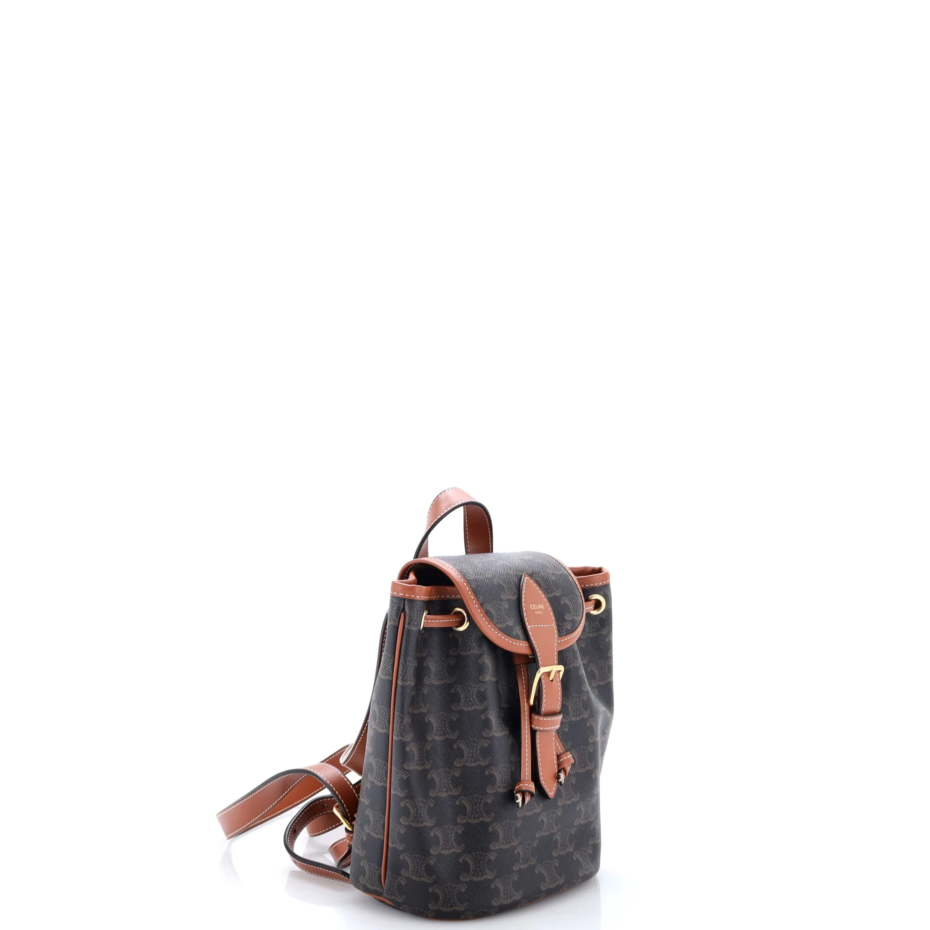 Folco Backpack Triomphe Coated Canvas Mini - Image 2