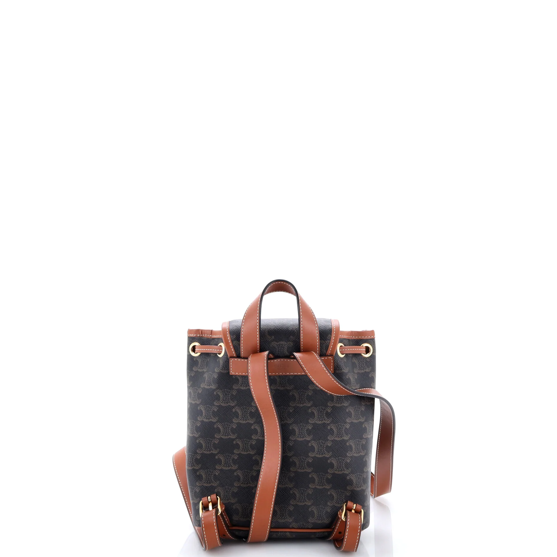 Folco Backpack Triomphe Coated Canvas Mini - Image 3