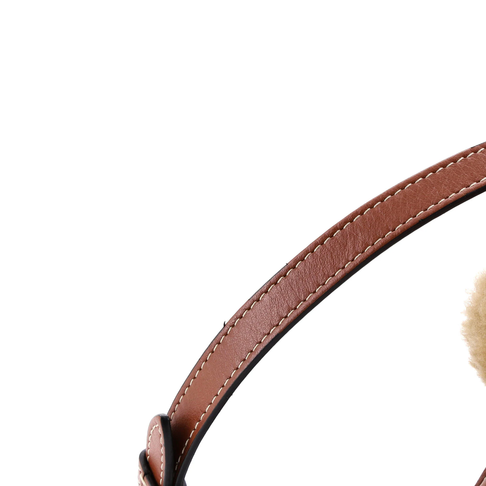 Heart Bag Shearling with Leather Medium - Image 6