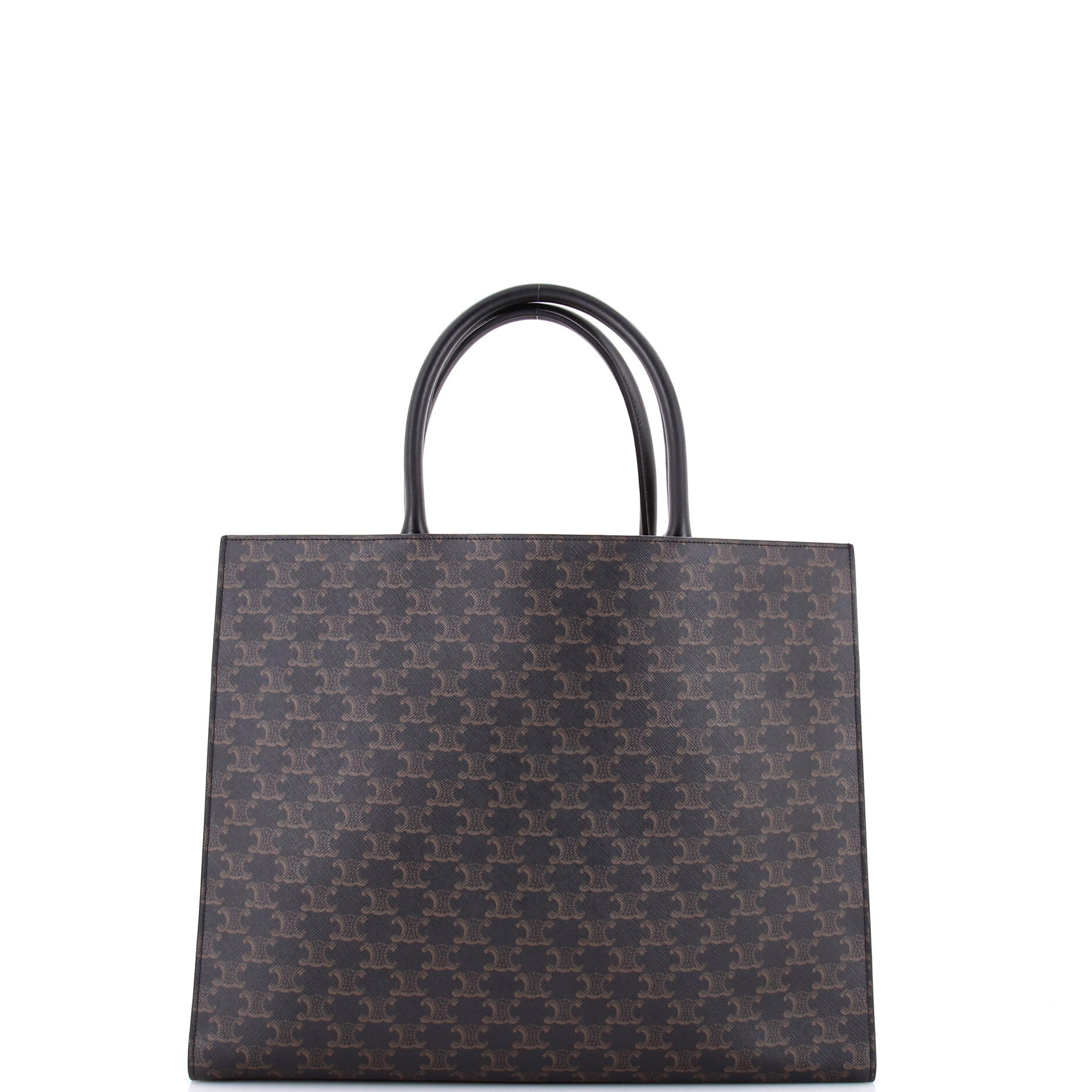 Horizontal Logo Cabas Tote Triomphe Coated Canvas - Image 3