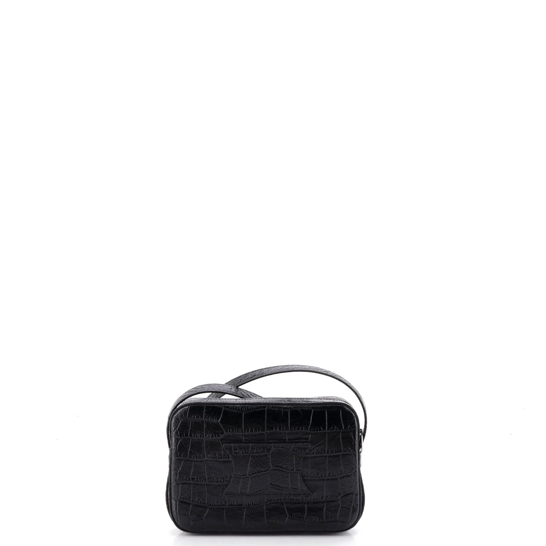 Horizontal Phone Pouch Crocodile Embossed Leather Mini - Image 3