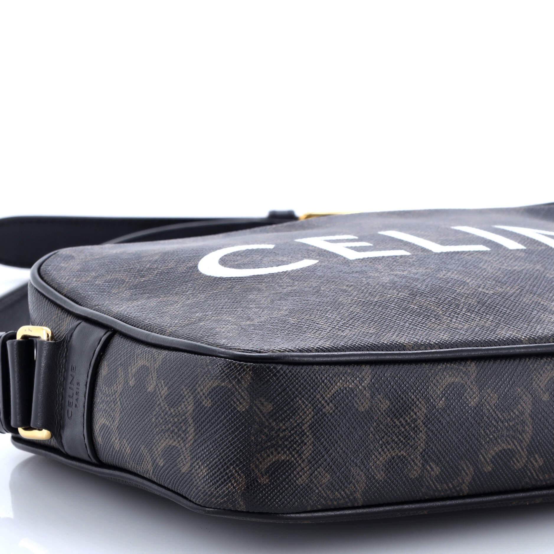 Logo Messenger Bag Triomphe Coated Canvas Medium - Image 6