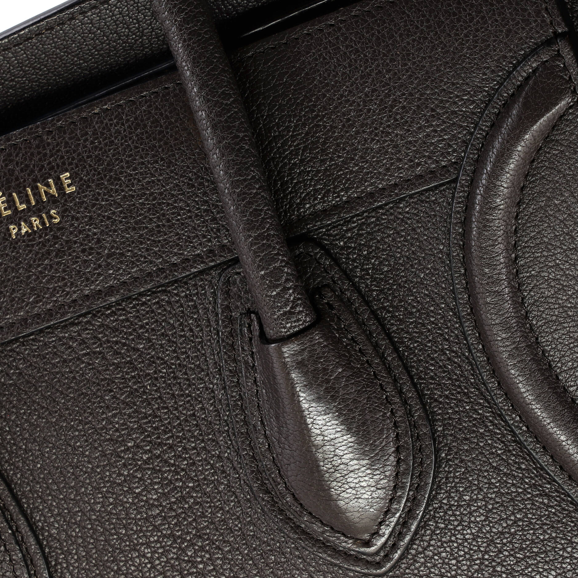 Luggage Bag Grainy Leather Micro - Image 7
