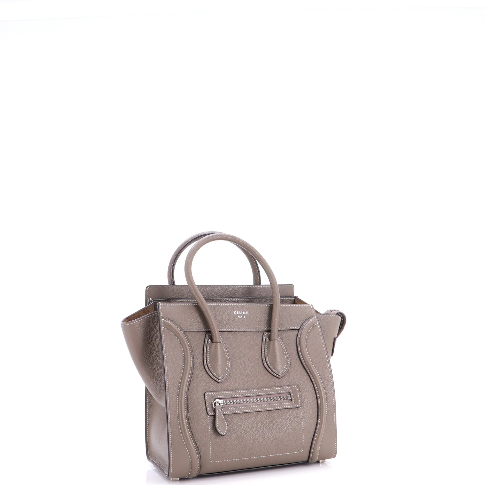 Luggage Bag Grainy Leather Micro - Image 2