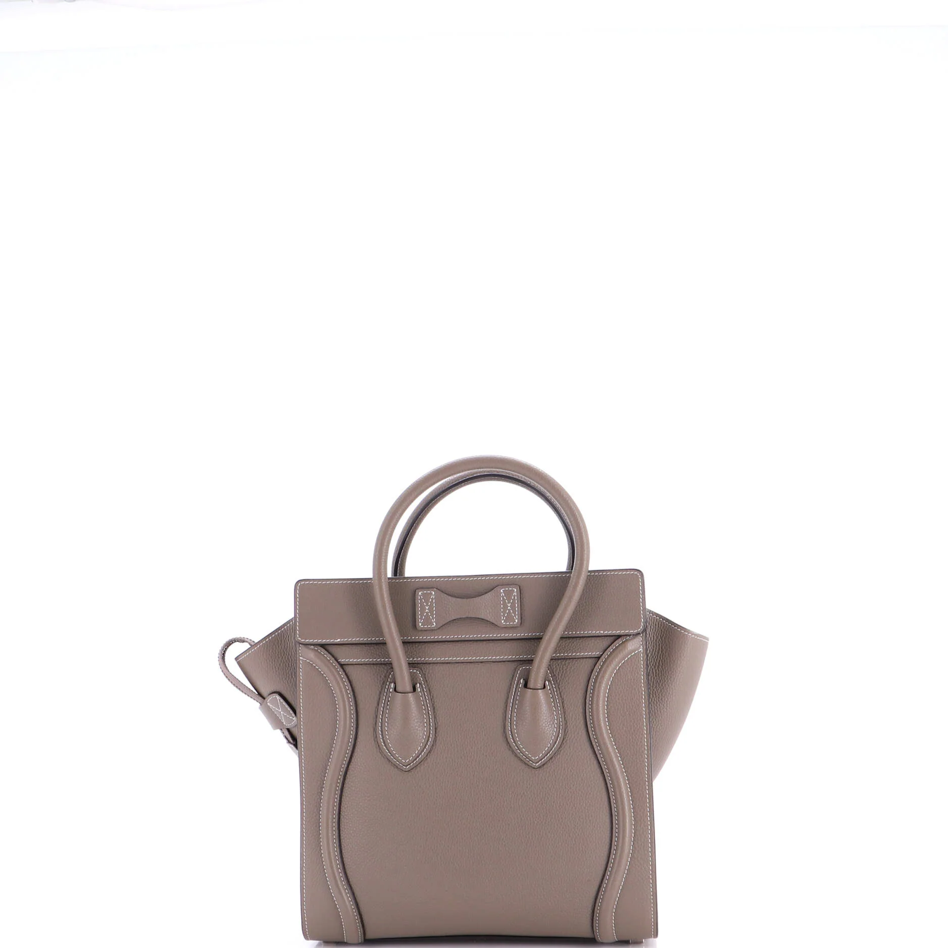 Luggage Bag Grainy Leather Micro - Image 3