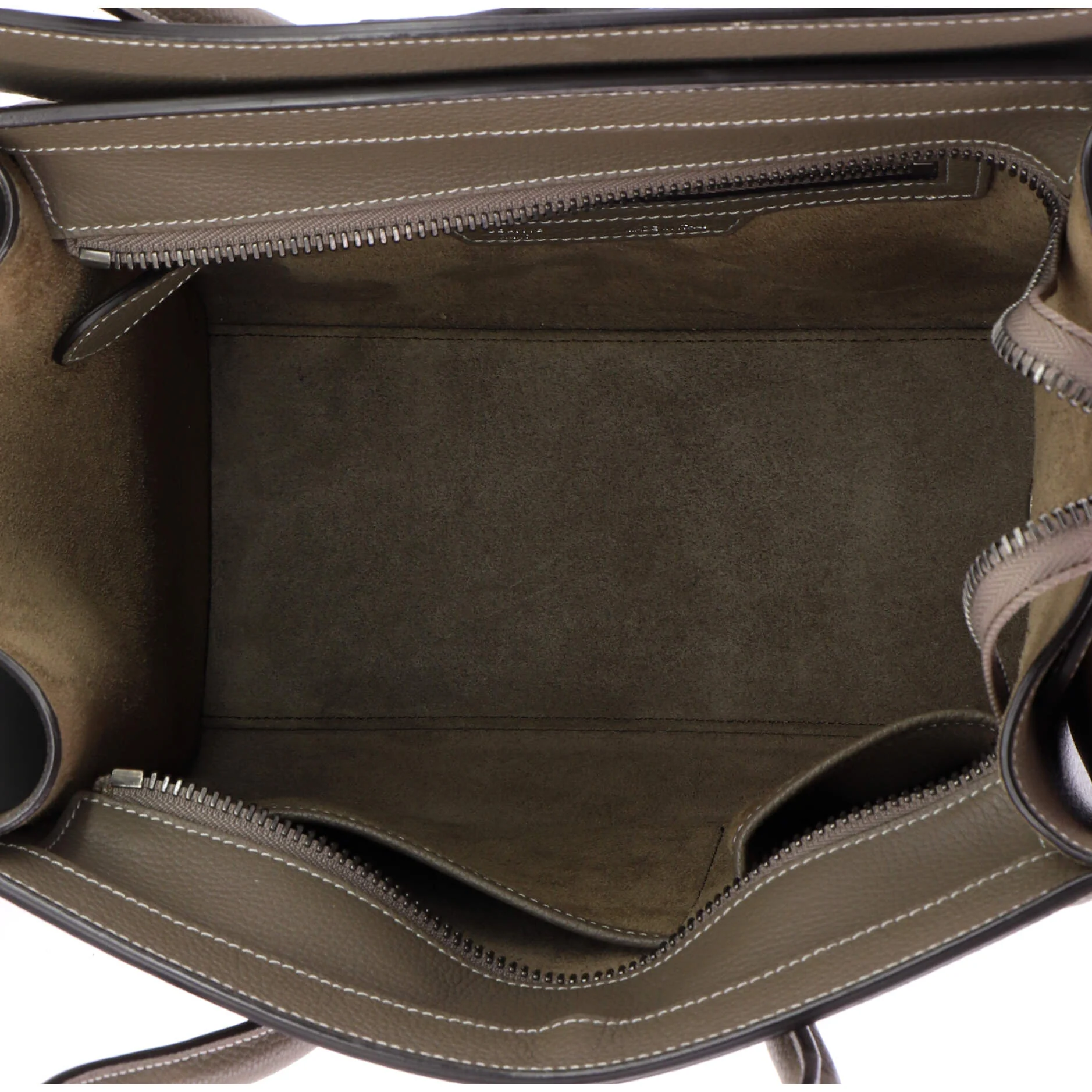 Luggage Bag Grainy Leather Micro - Image 5