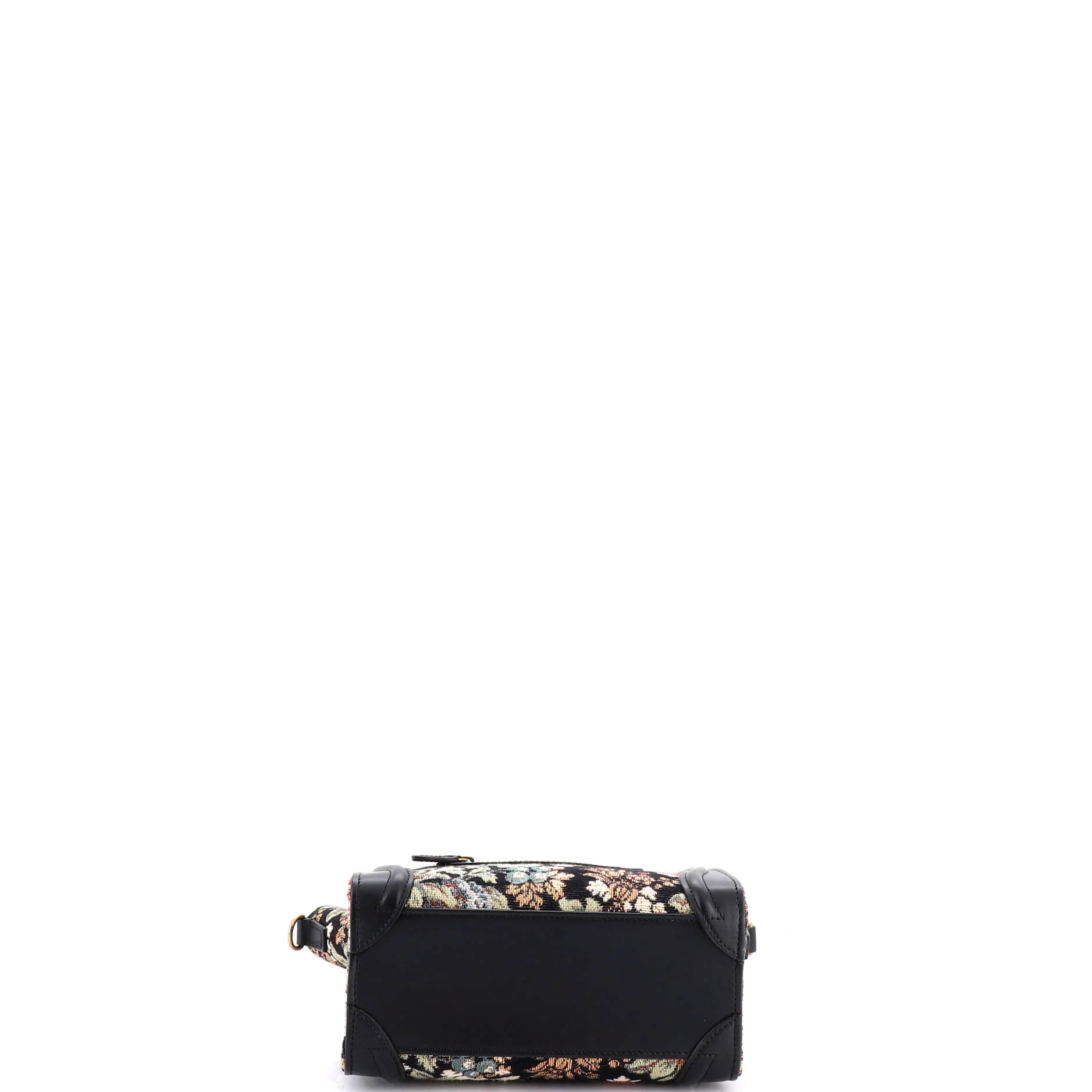 Luggage Bag Printed Jacquard and Leather Nano - Image 4