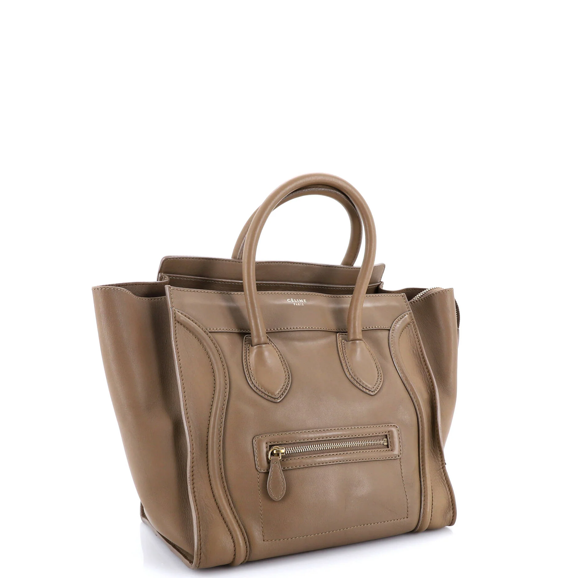 Luggage Bag Smooth Leather Mini - Image 2