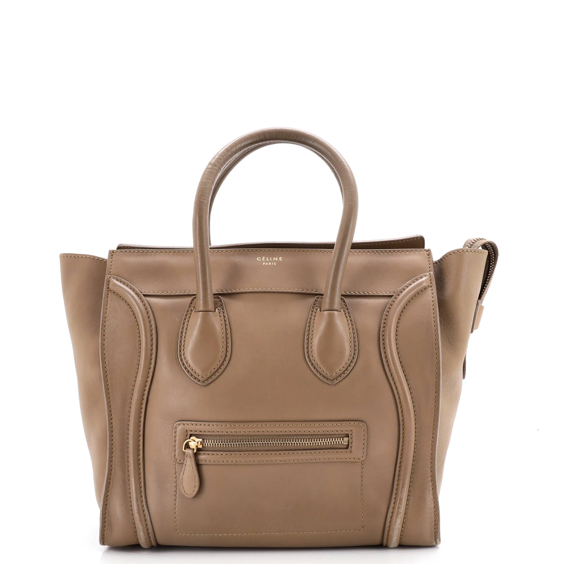 Luggage Bag Smooth Leather Mini