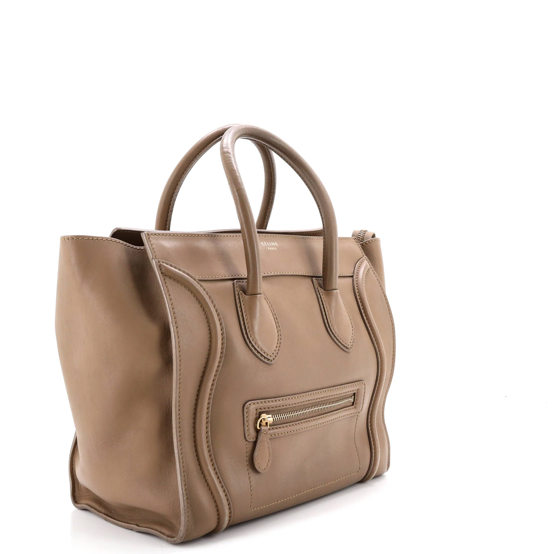 Luggage Bag Smooth Leather Mini - Image 2