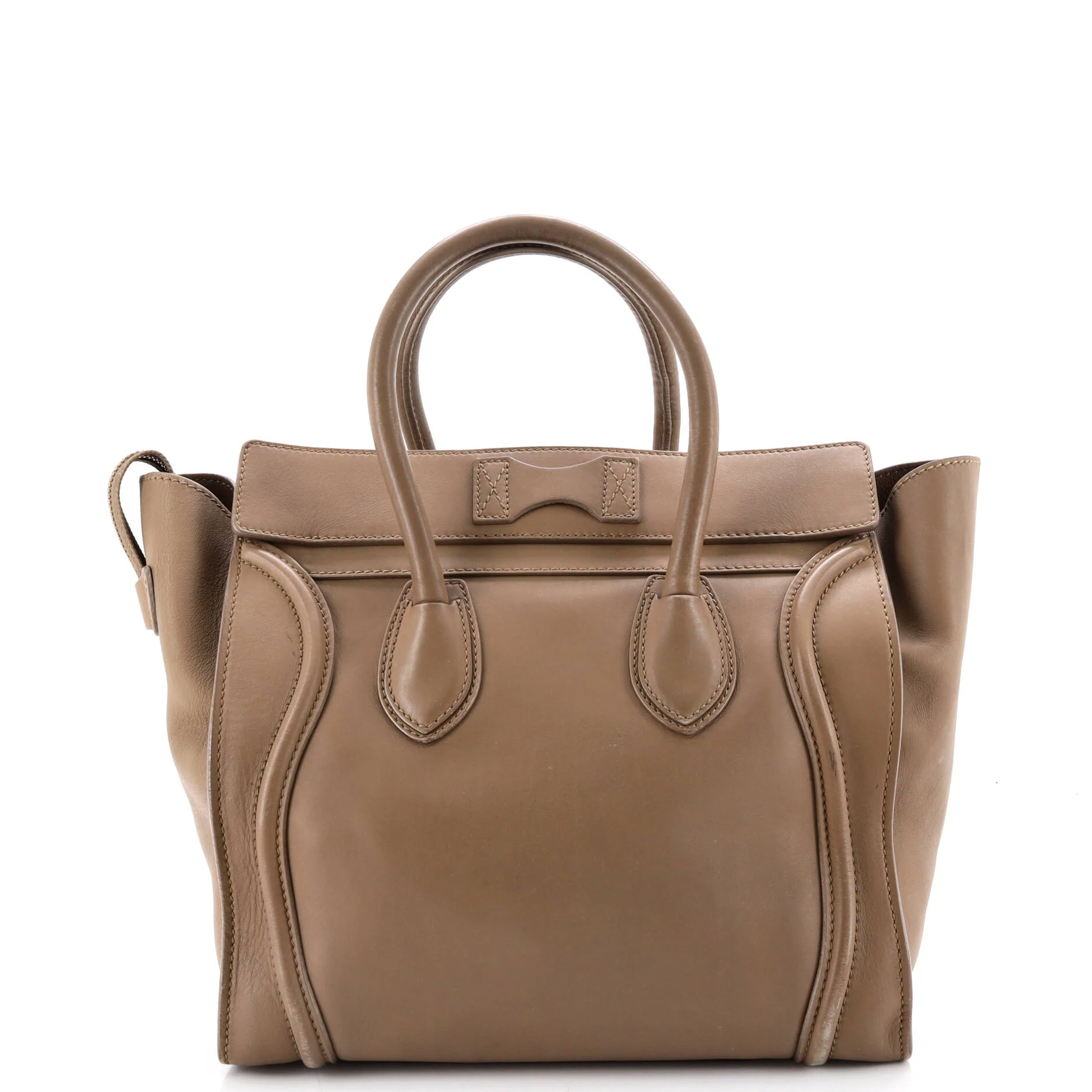 Luggage Bag Smooth Leather Mini - Image 3