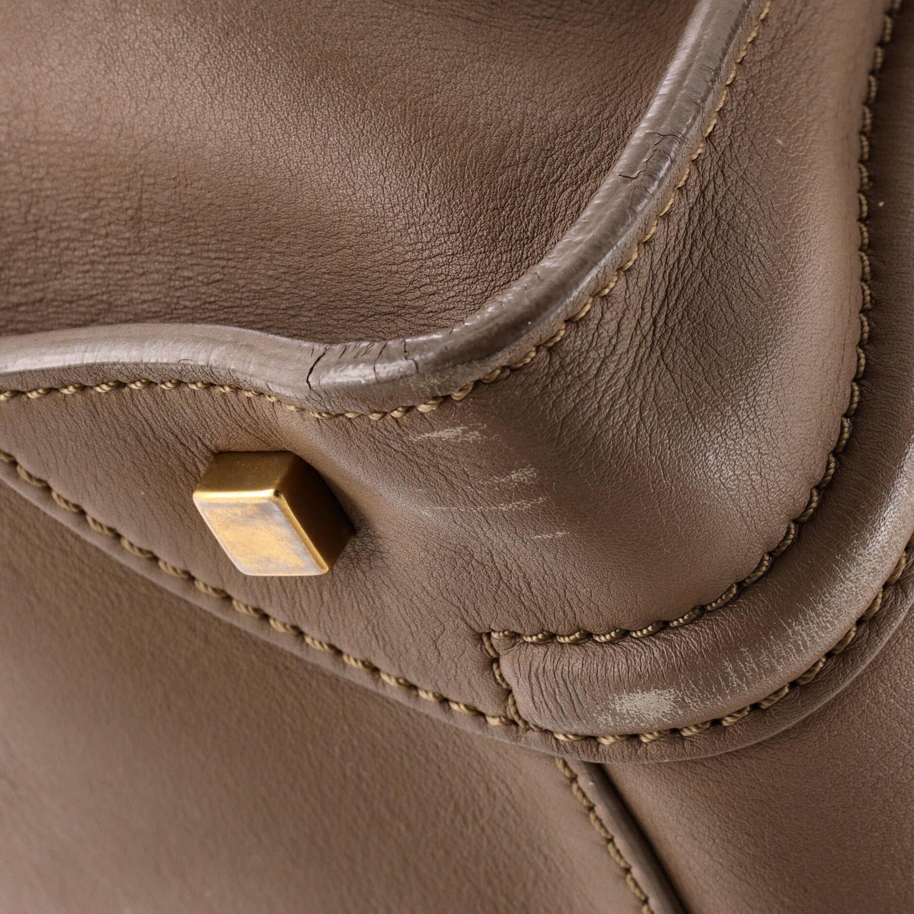 Luggage Bag Smooth Leather Mini - Image 6