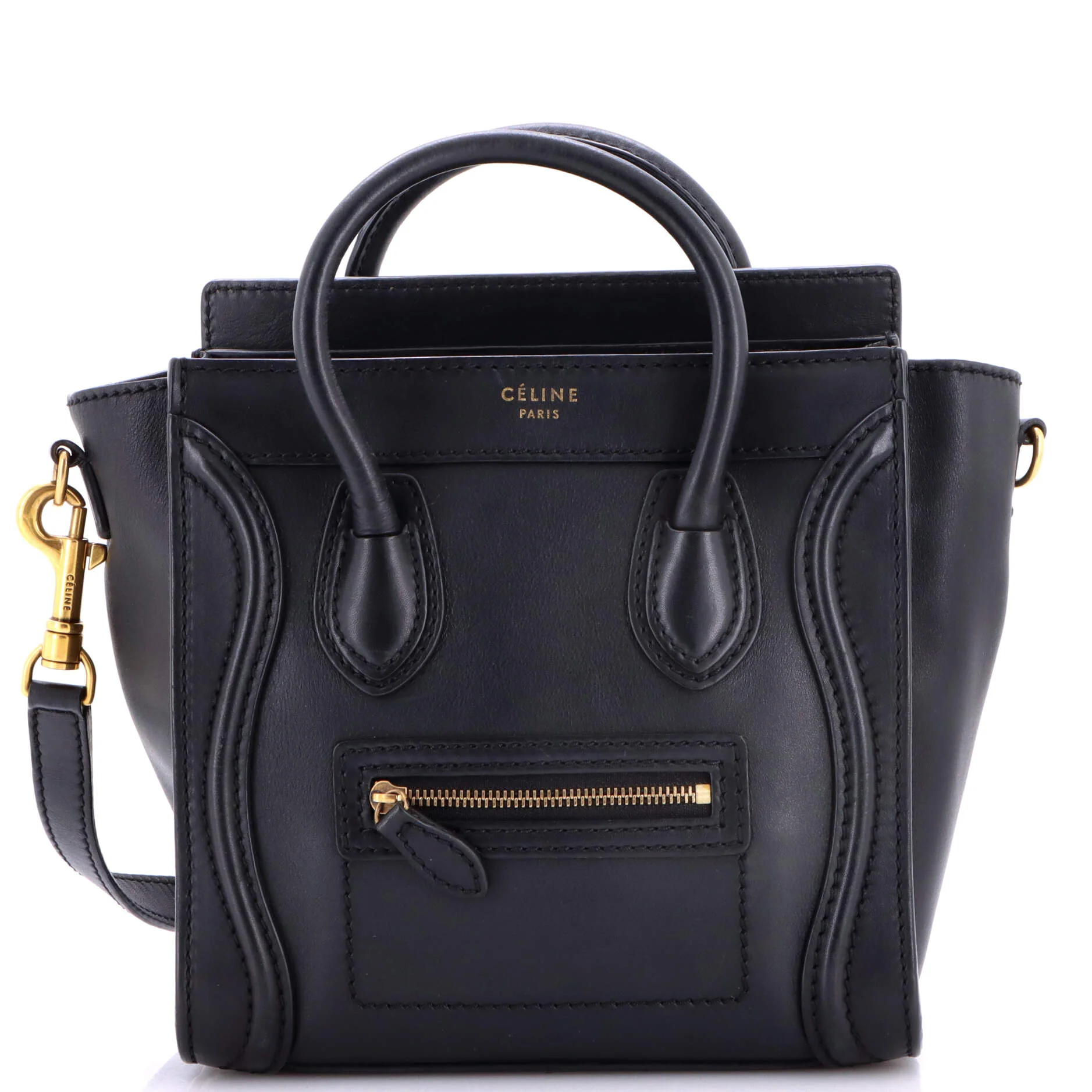 Luggage Bag Smooth Leather Nano