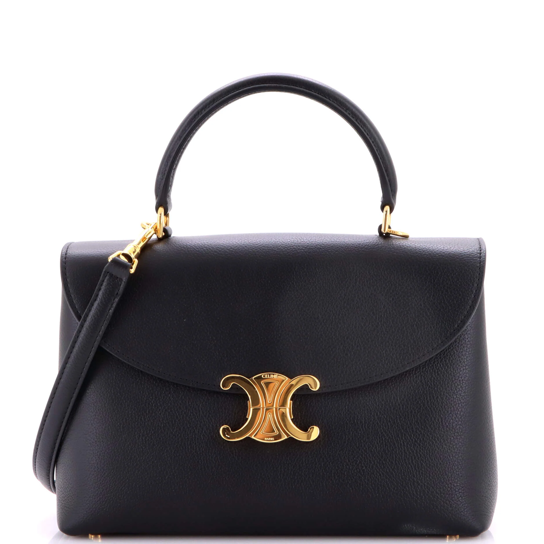 Nino Top Handle Bag Leather Medium