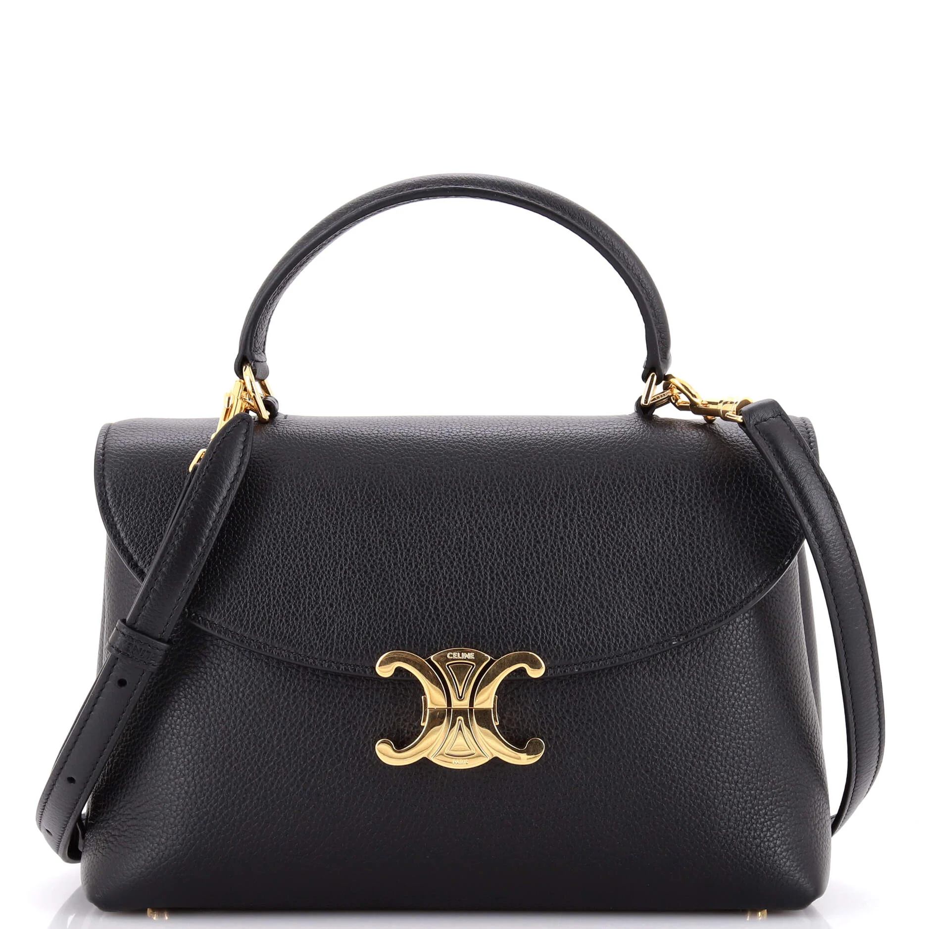 Nino Top Handle Bag Leather Medium