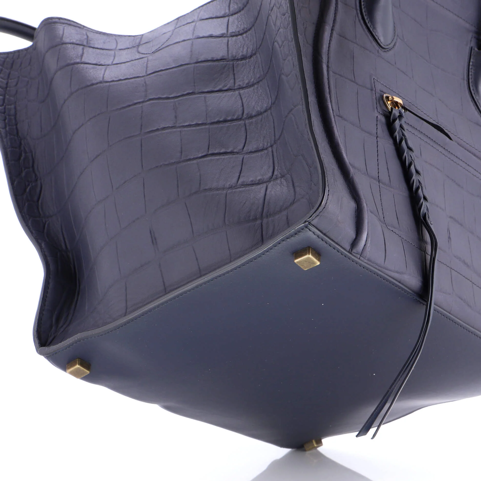 Phantom Bag Crocodile Embossed Leather Medium - Image 6