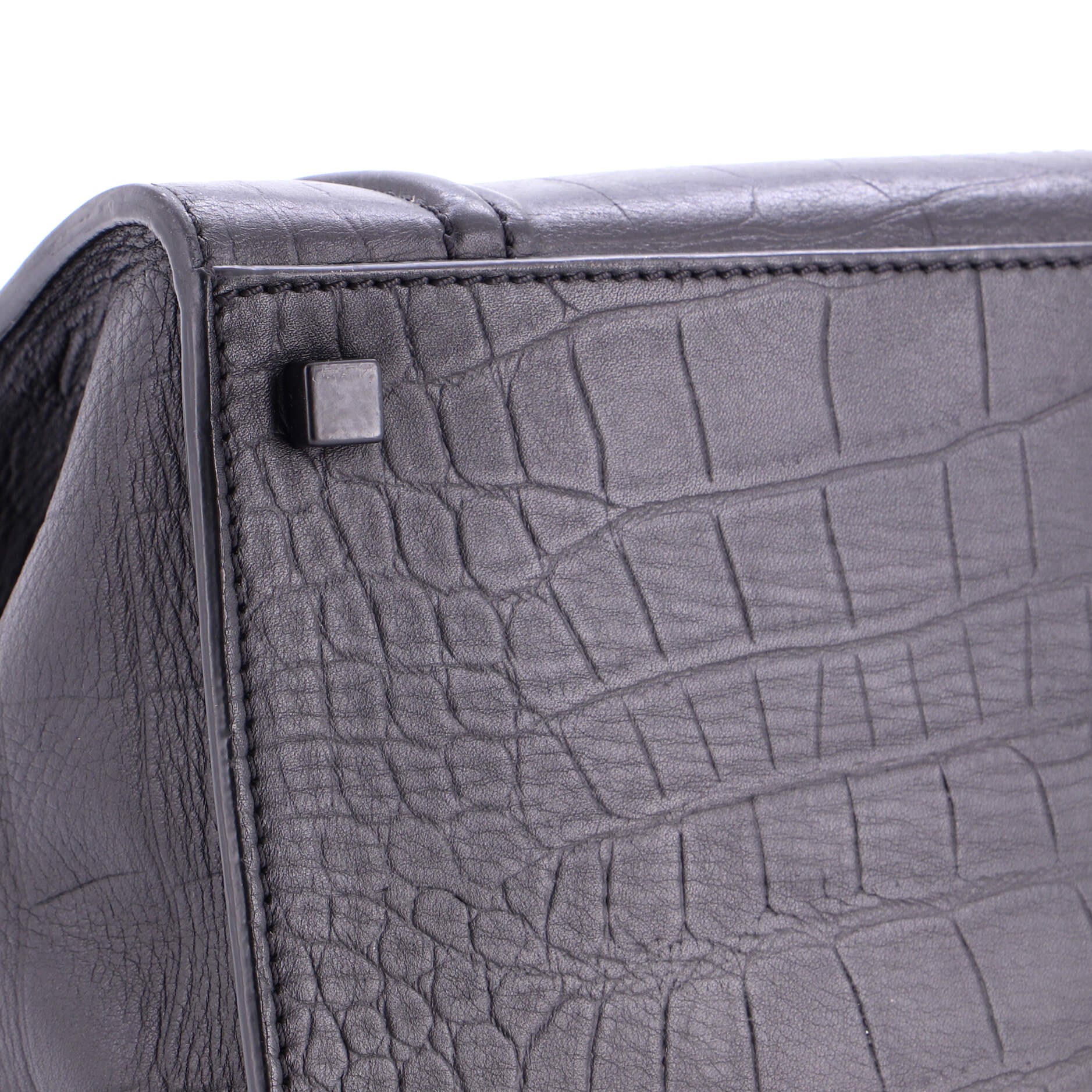 Phantom Bag Crocodile Embossed Leather Medium - Image 5