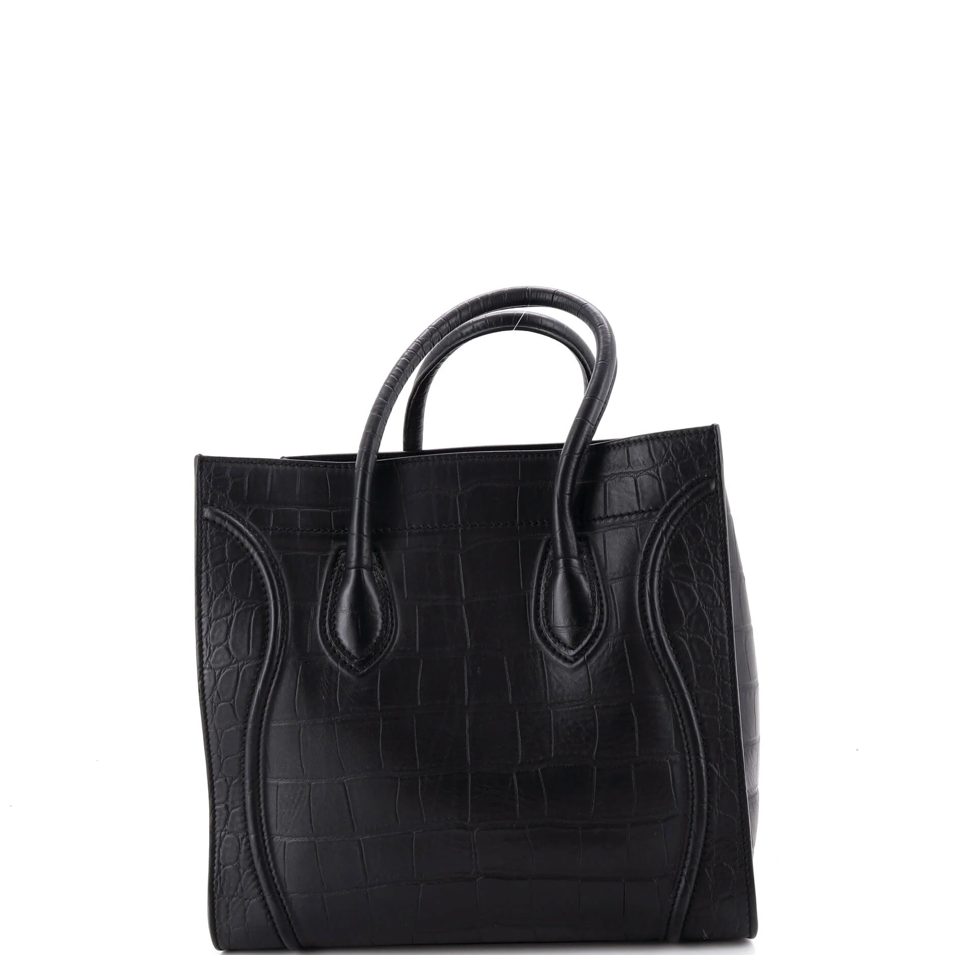 Phantom Bag Crocodile Embossed Leather Medium - Image 3