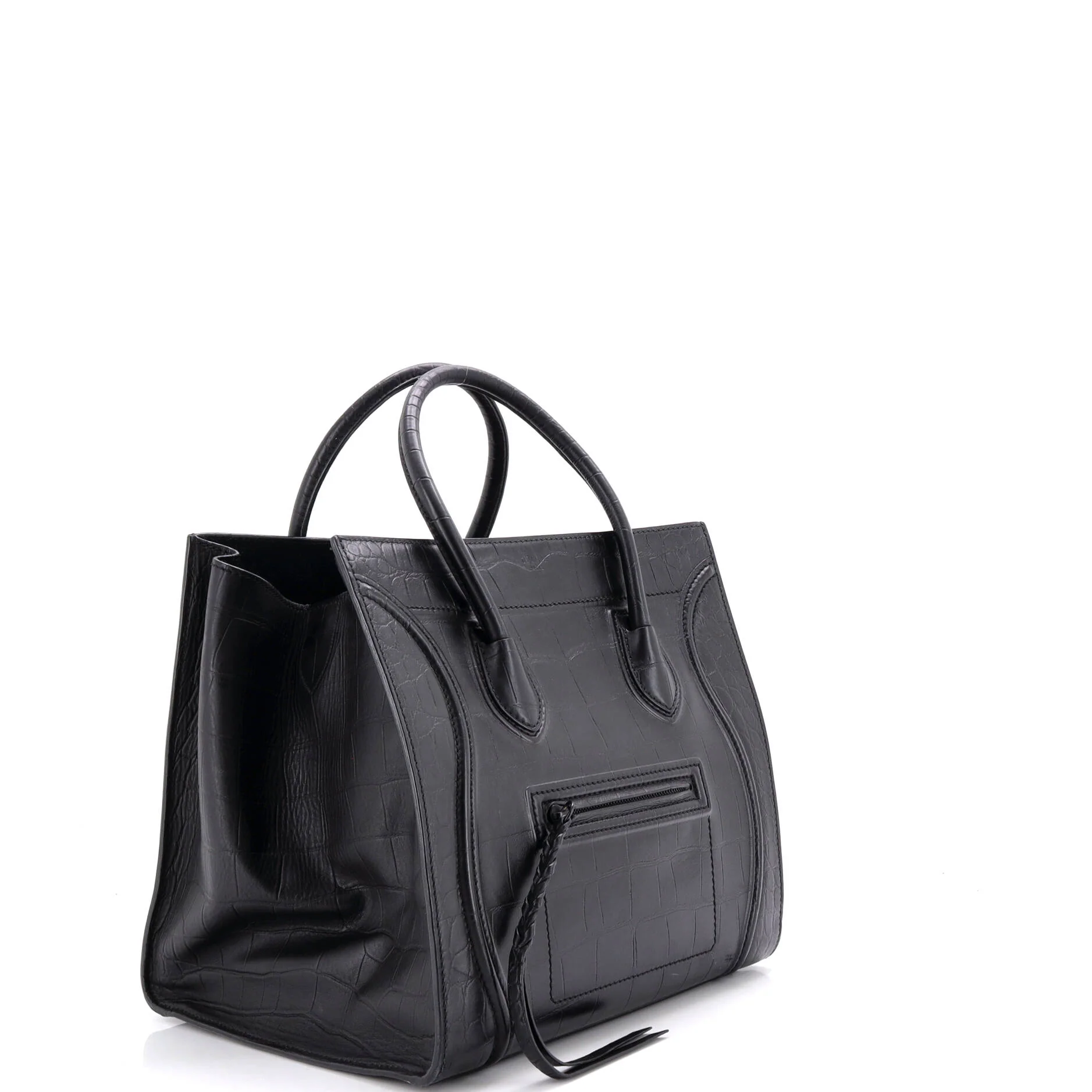 Phantom Bag Crocodile Embossed Leather Medium - Image 2