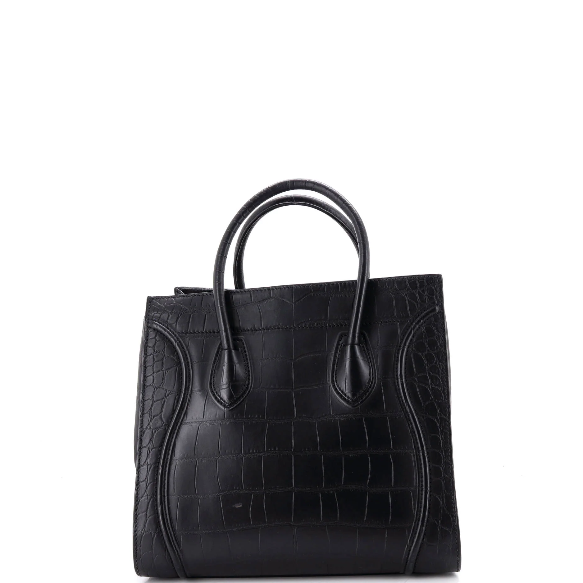 Phantom Bag Crocodile Embossed Leather Medium - Image 3