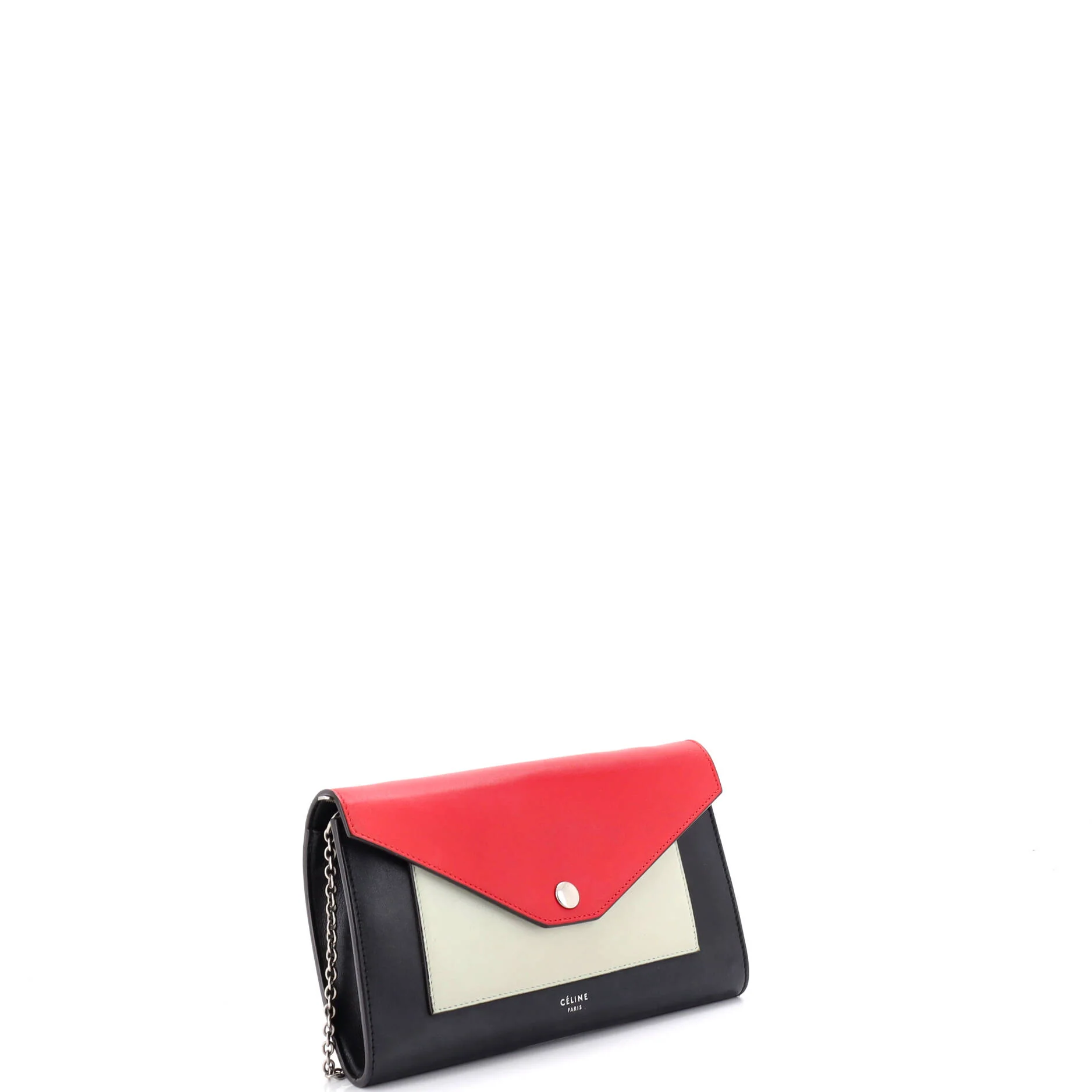 Pocket Envelope Shoulder Bag Leather Small - Image 2
