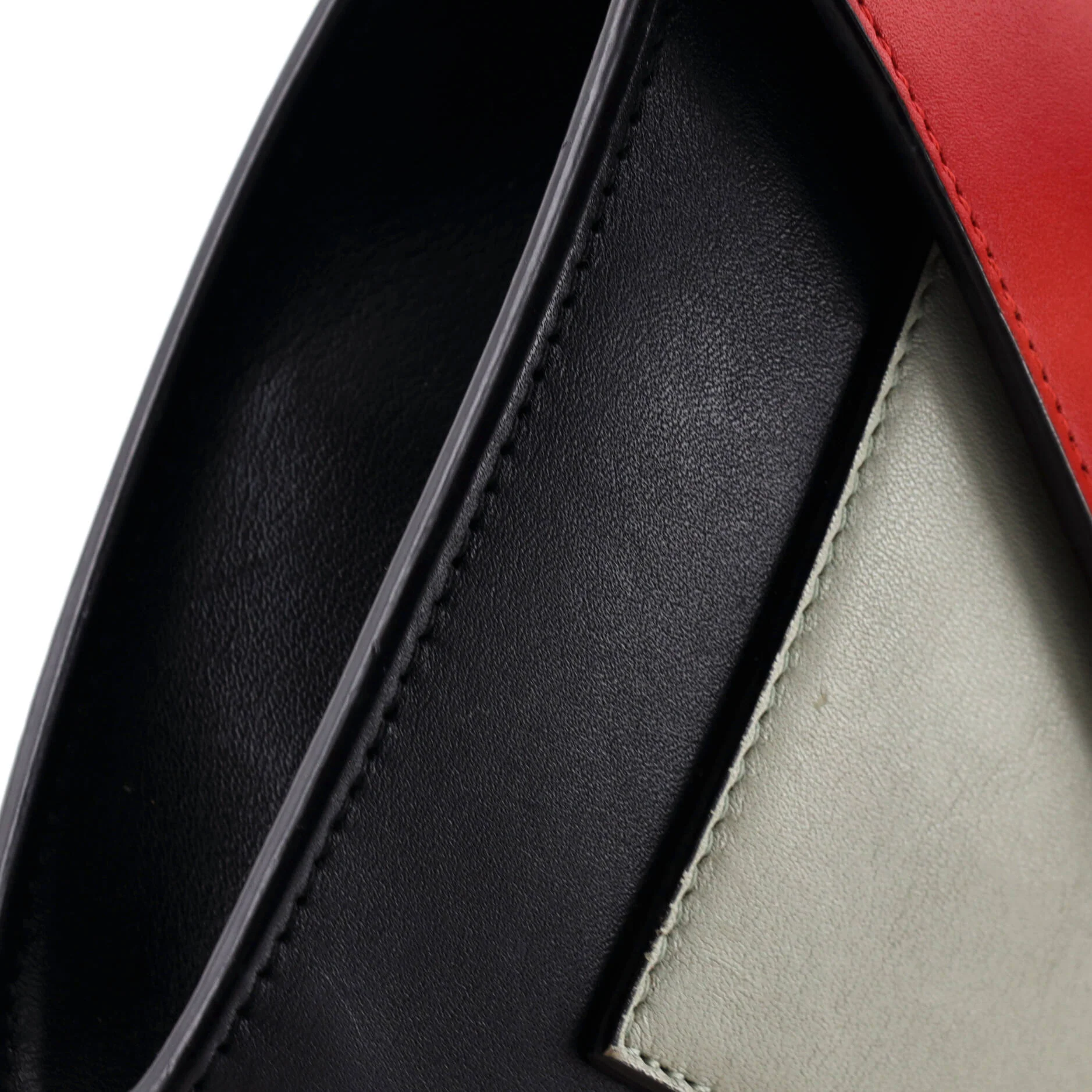 Pocket Envelope Shoulder Bag Leather Small - Image 6