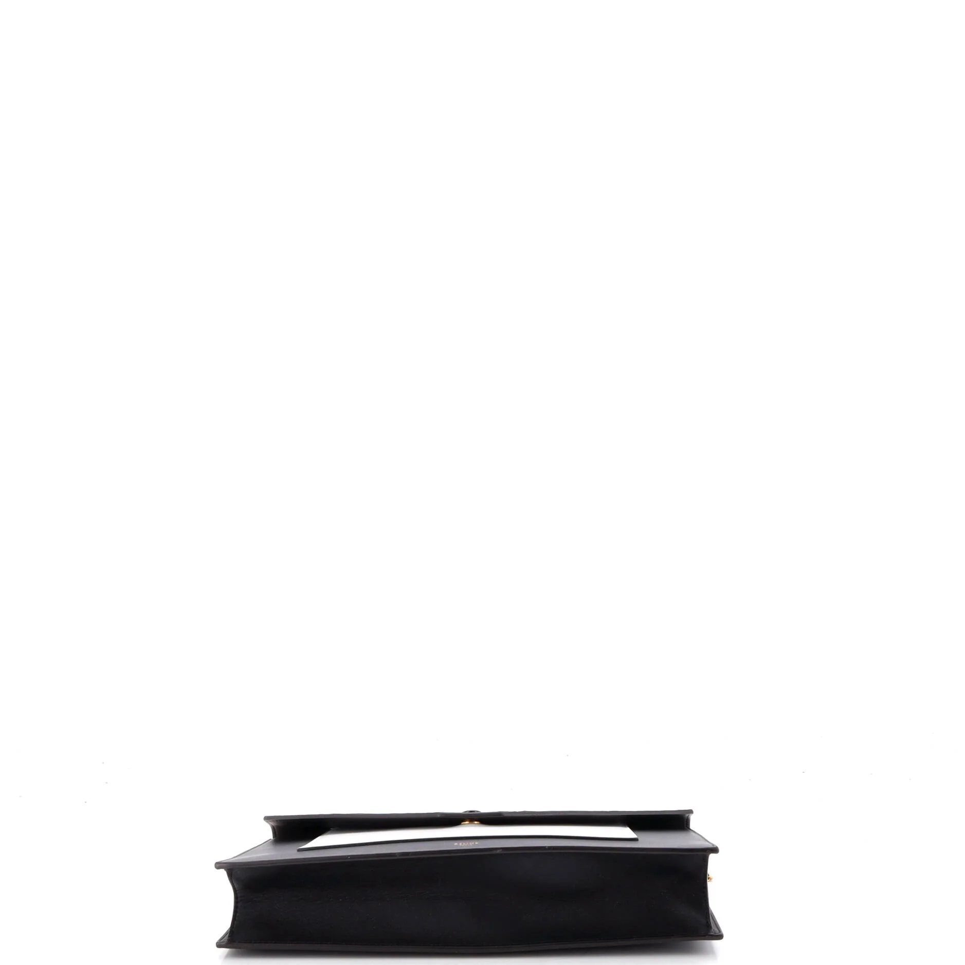 Pocket Envelope Shoulder Bag Leather with Python Medium - Image 4