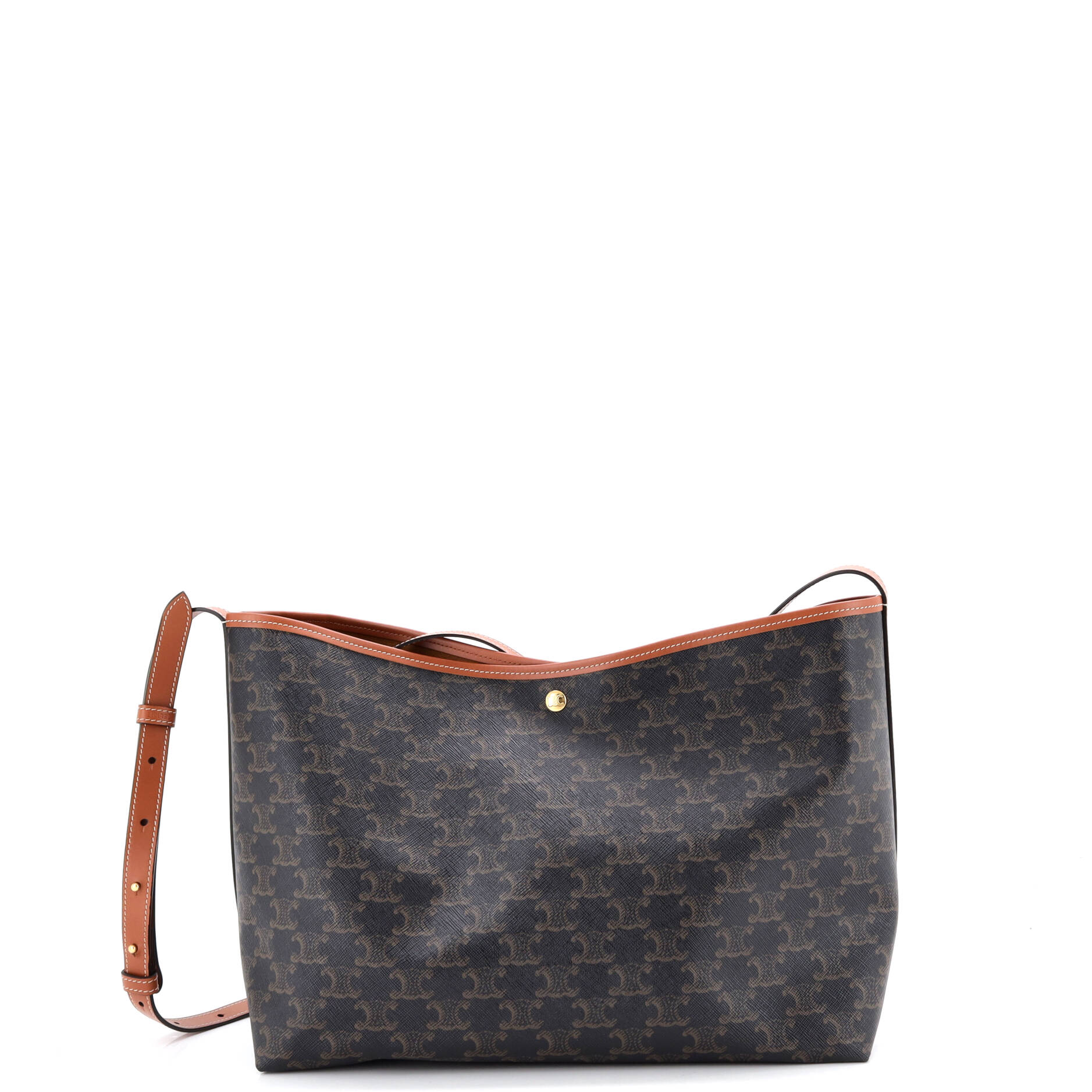 Soft Shopper Tote Triomphe Coated Canvas