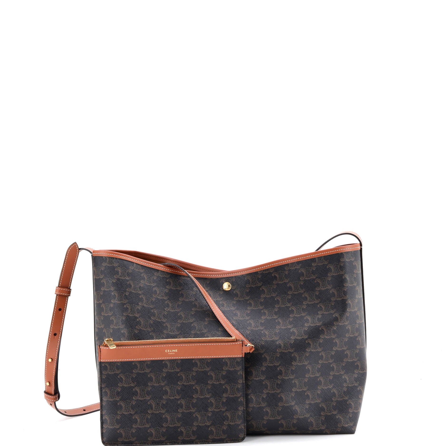 Soft Shopper Tote Triomphe Coated Canvas - Image 2