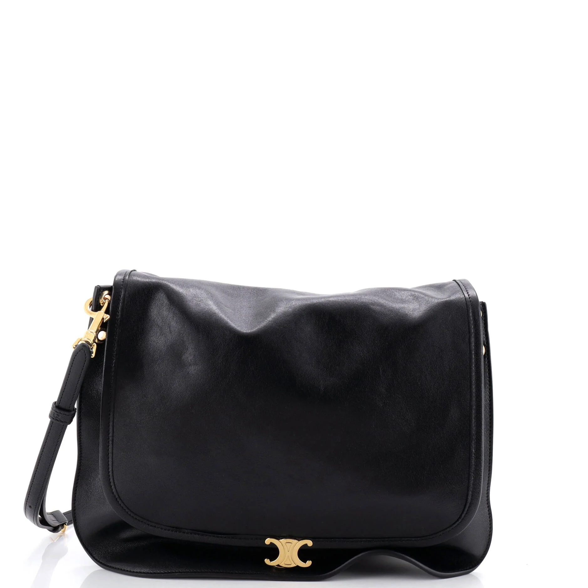 Soft Triomphe Besace Bag Leather Large