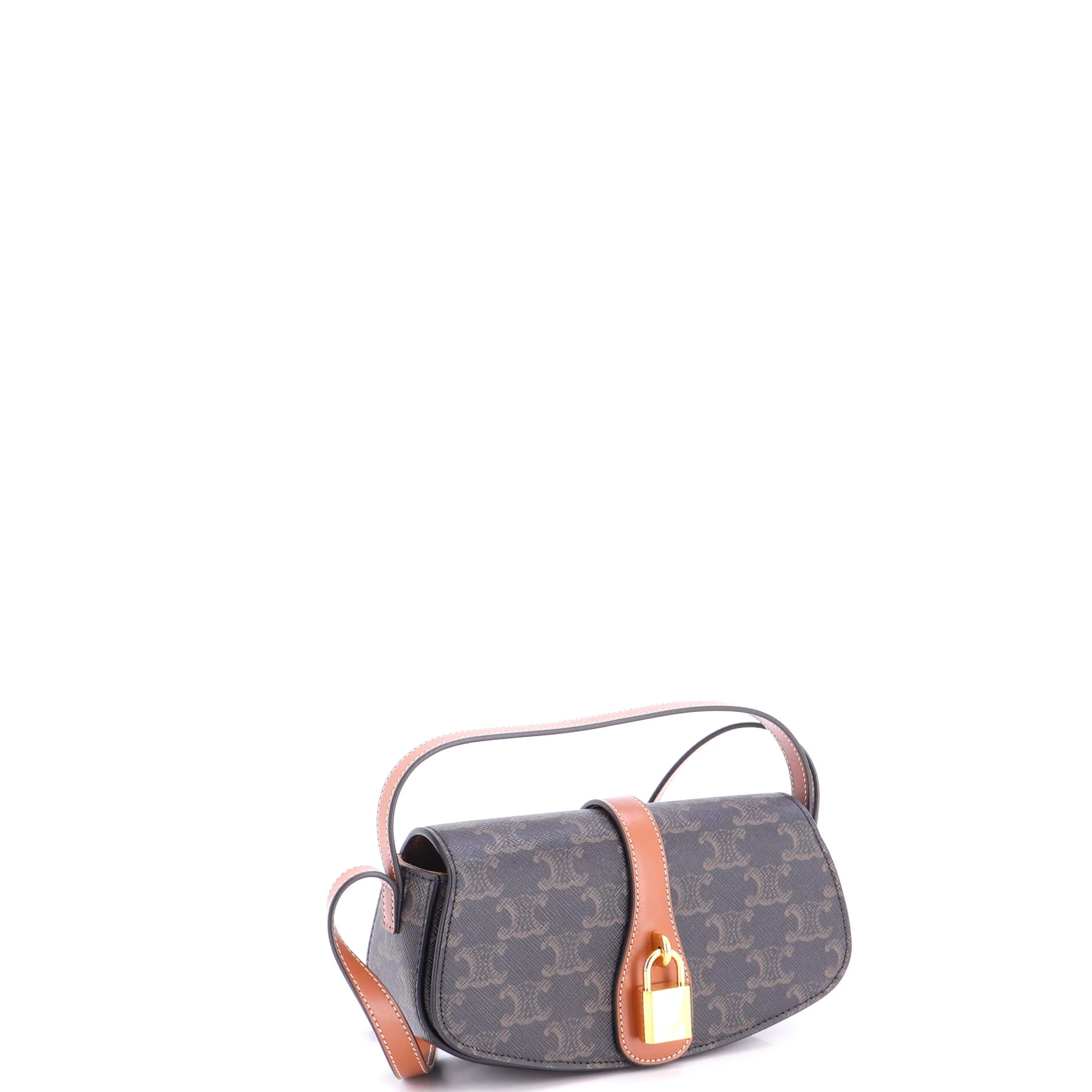Tabou Clutch with Strap Triomphe Coated Canvas - Image 2