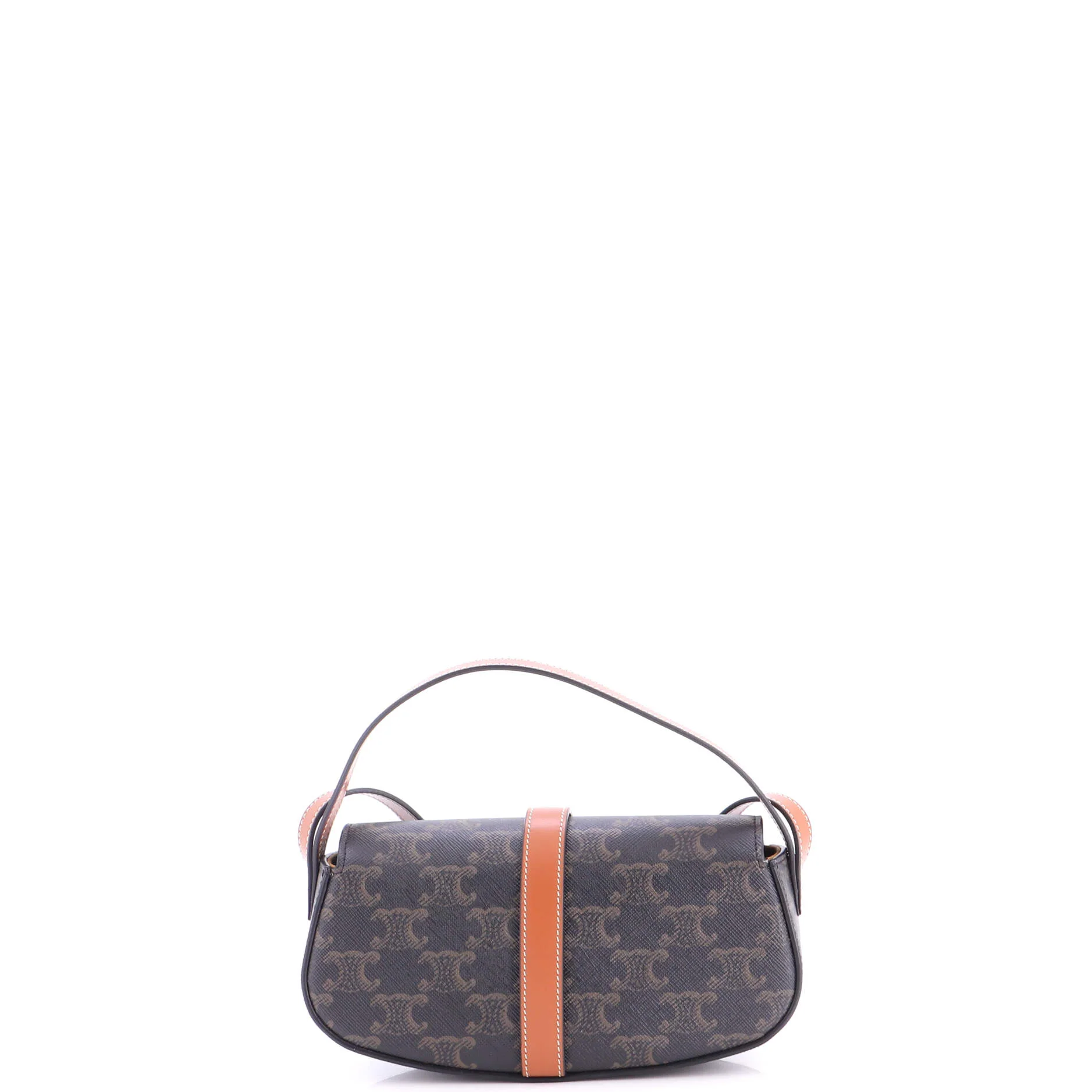 Tabou Clutch with Strap Triomphe Coated Canvas - Image 3